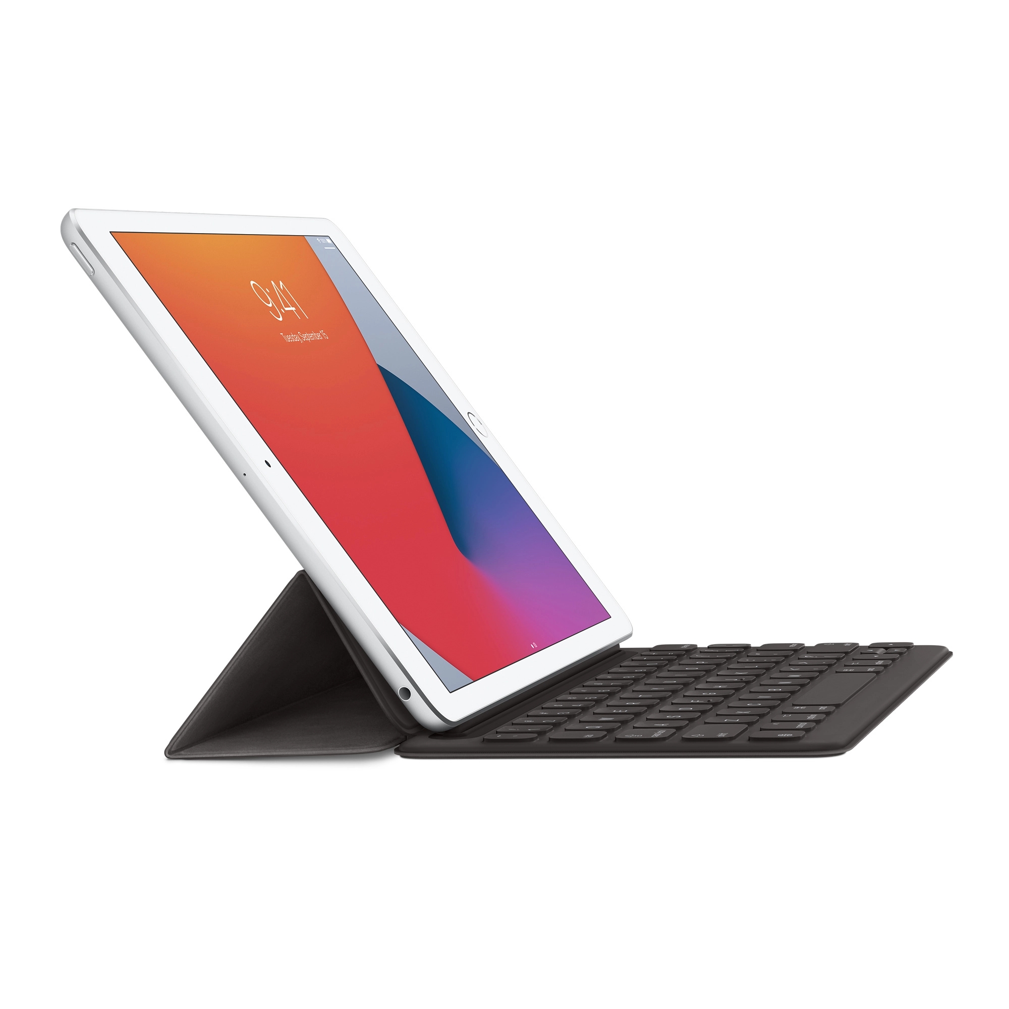 Smart Folio Keyboard voor de Apple iPad 9 (2021) 10.2 / iPad 8 (2020) 10.2 / iPad 7 (2019) 10.2 / Air 3 (2019) / Pro 10.5 (2017) - QWERTY / ESP - Zwart