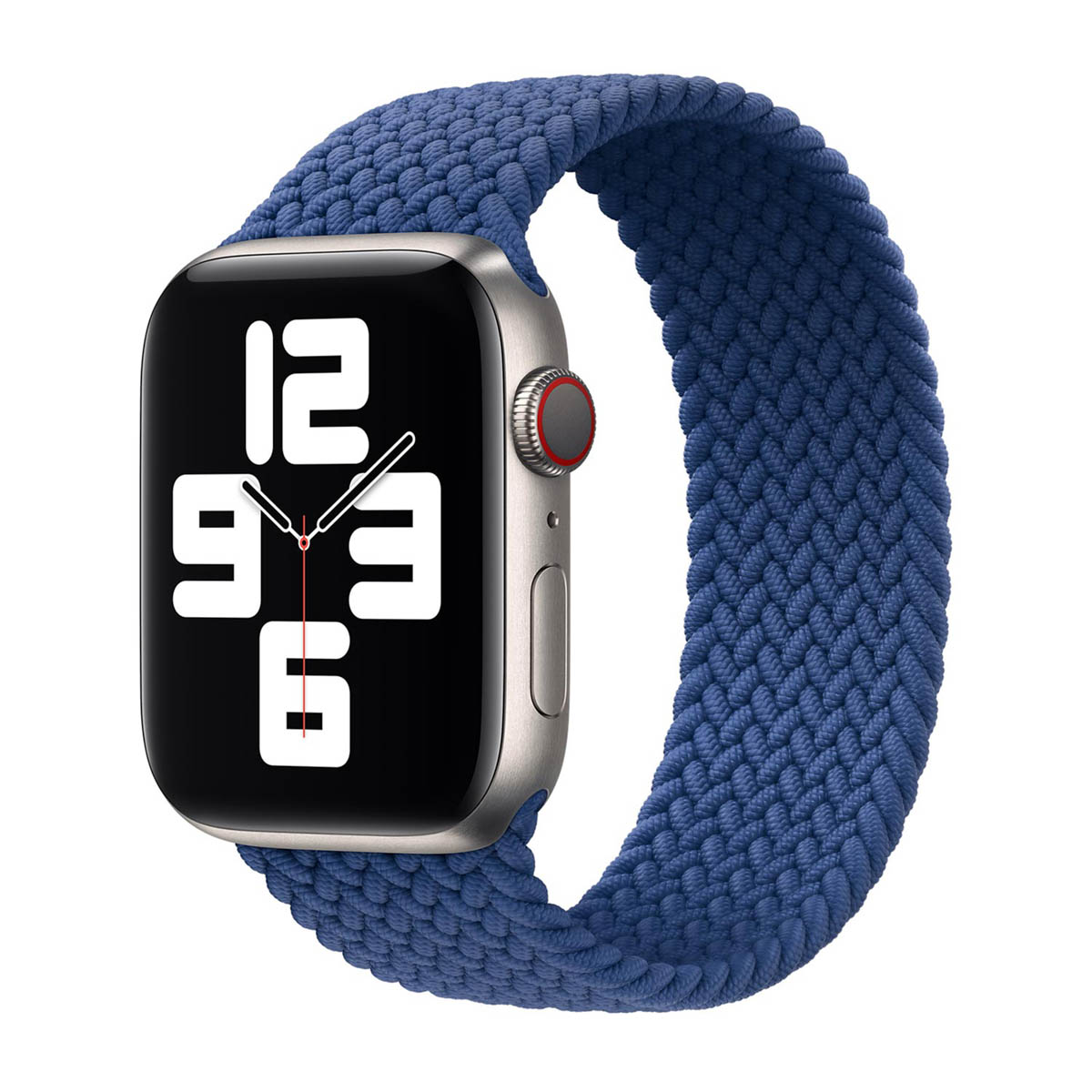 Bracelet Solo tressé Apple Watch | 38/40/41/42 mm - Taille 1 - Atlantic Blue