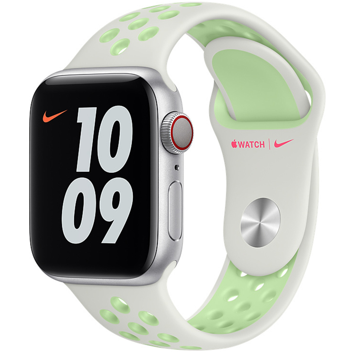 Nike Sport Band voor de Apple Watch | 38/40/41/42 mm - Maat S/M/L - Spruce Aura / Vapor Green
