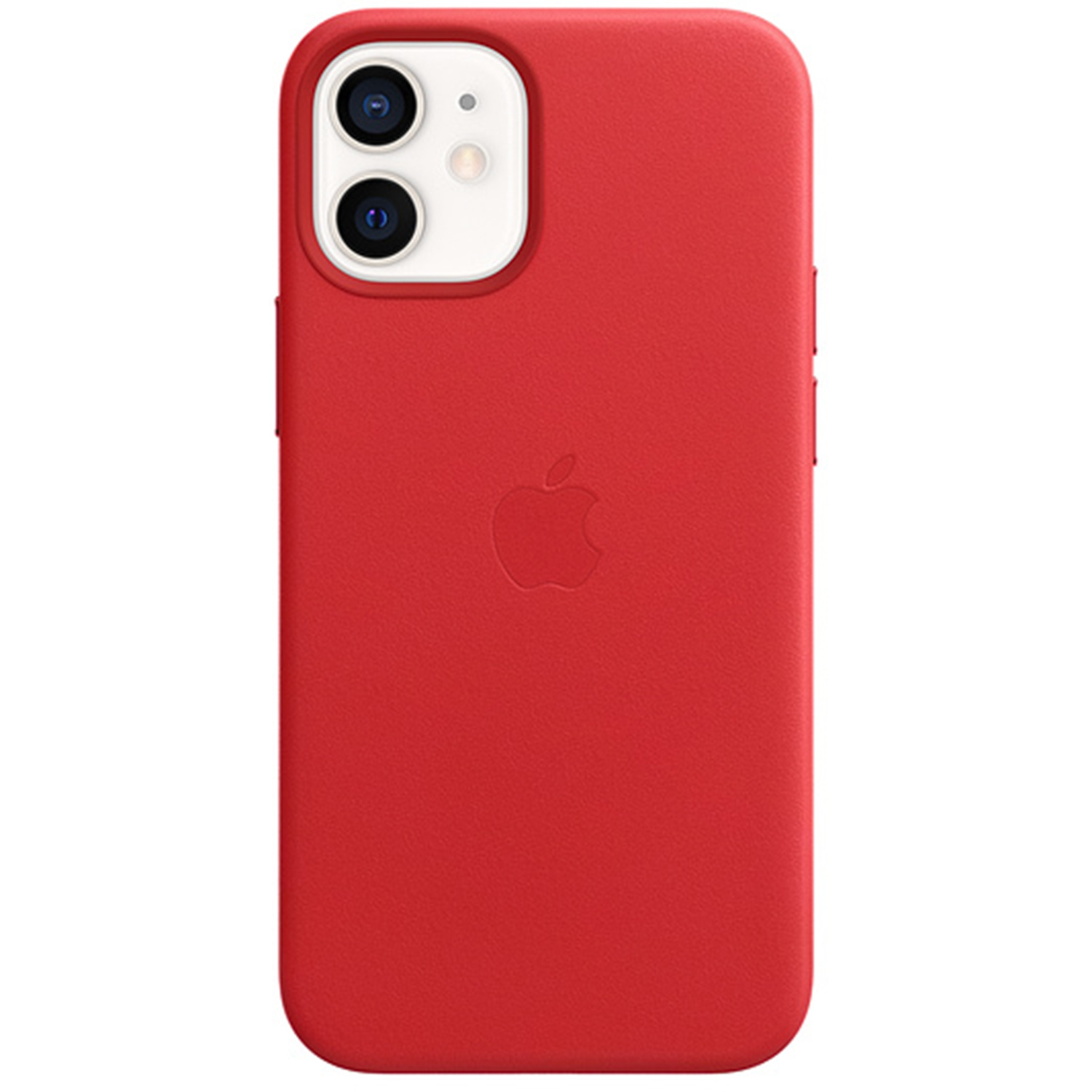 Coque Leather MagSafe Apple iPhone 12 Mini - Red