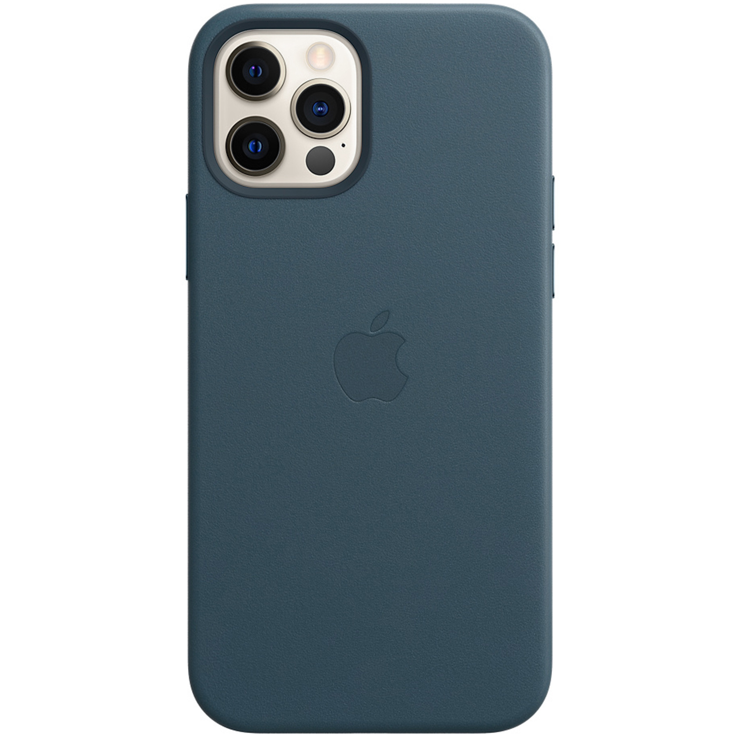 Leather Backcover MagSafe voor de Apple iPhone 12 (Pro) - Baltic Blue