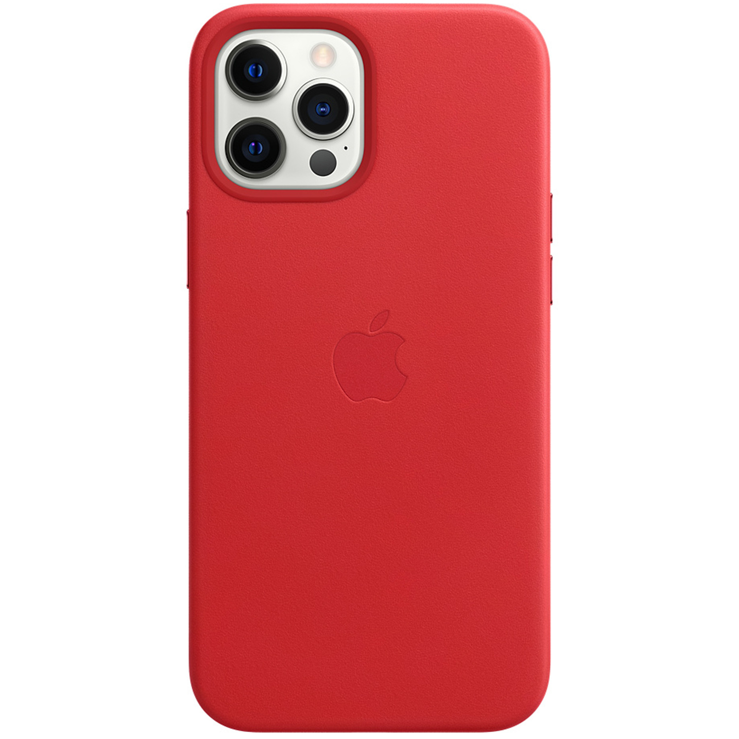 Coque Leather MagSafe Apple iPhone 12 Pro Max - Red