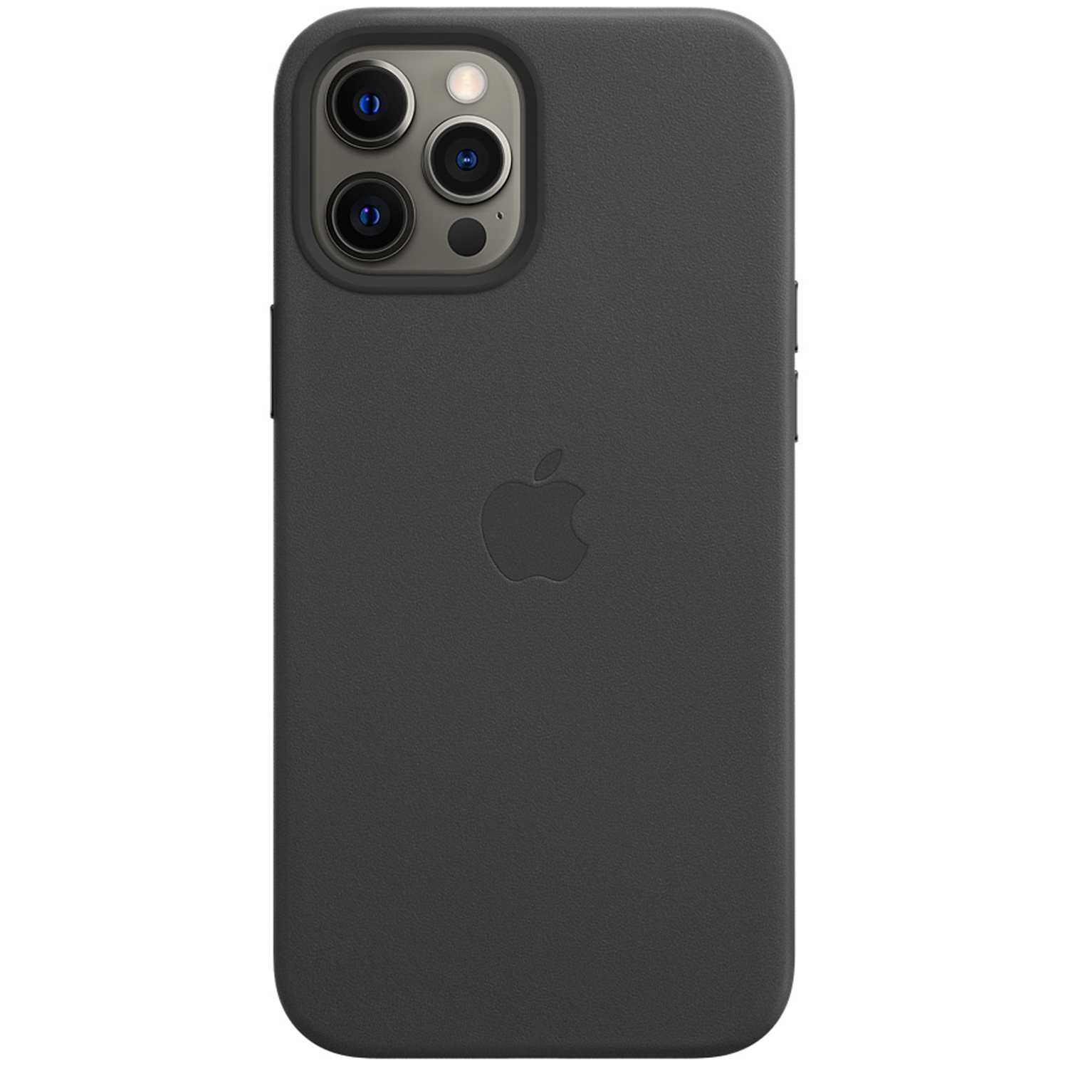 Leather Backcover MagSafe voor de Apple iPhone 12 Pro Max - Black