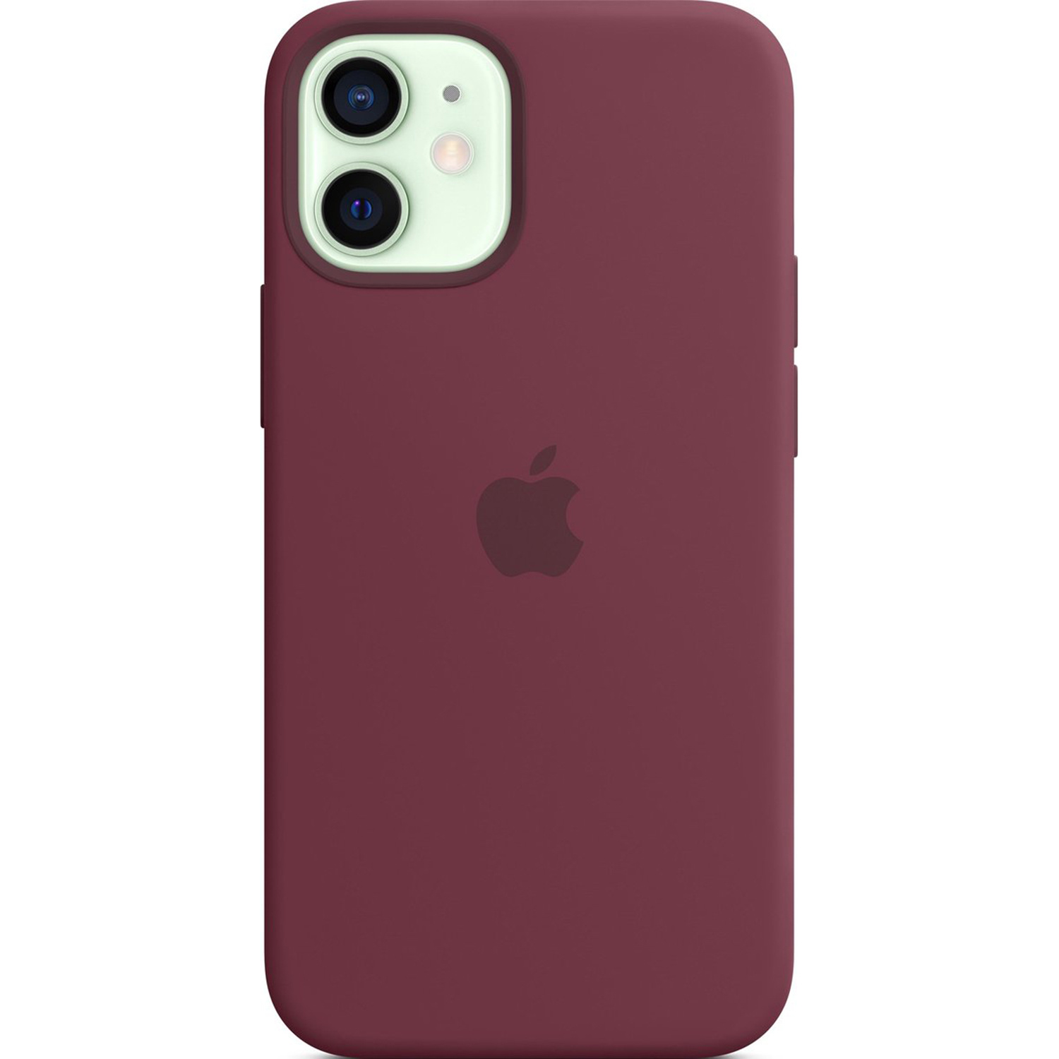 Coque en silicone MagSafe Apple iPhone 12 Mini - Plum