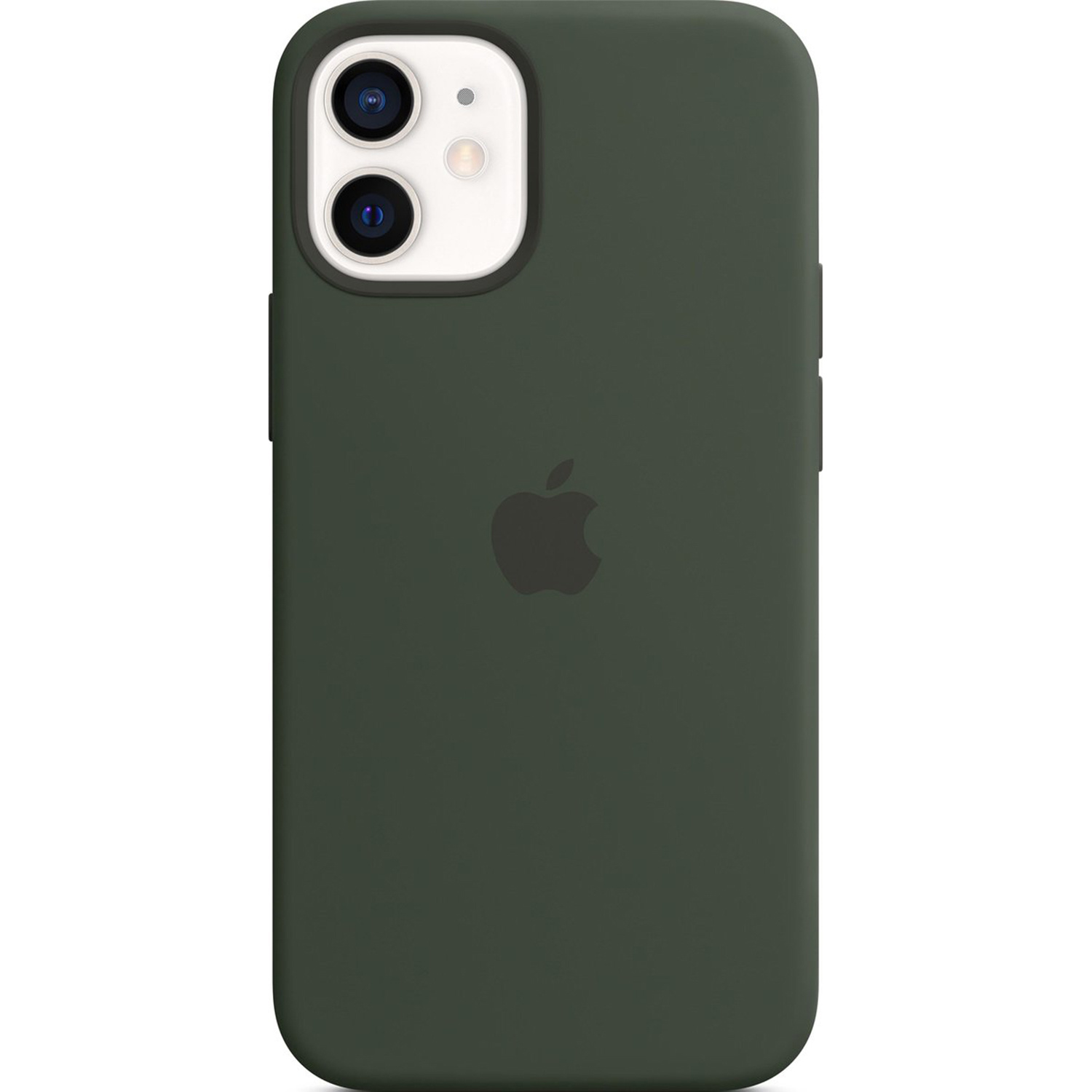 Silicone Backcover MagSafe voor de Apple iPhone 12 Mini - Cypress Green