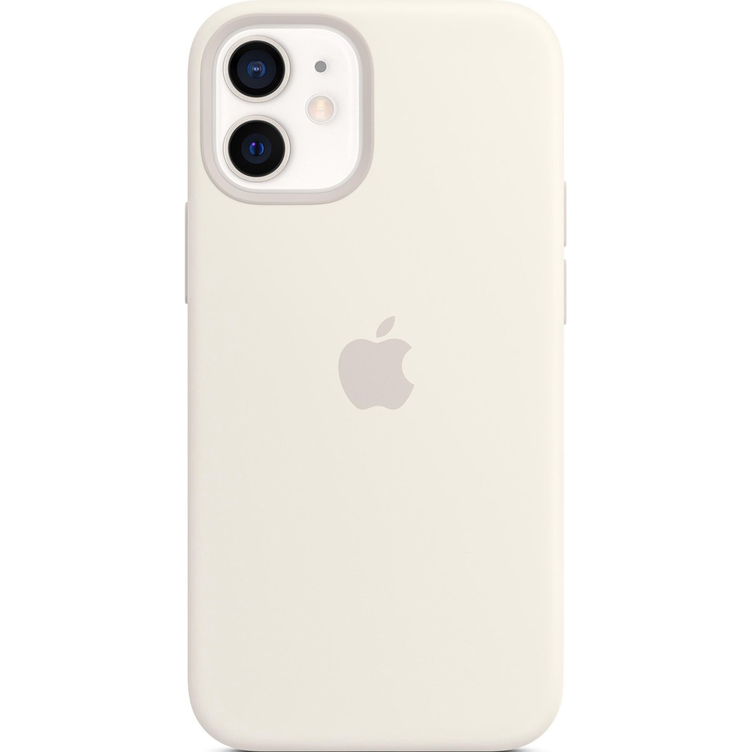 Coque en silicone MagSafe Apple iPhone 12 Mini - White
