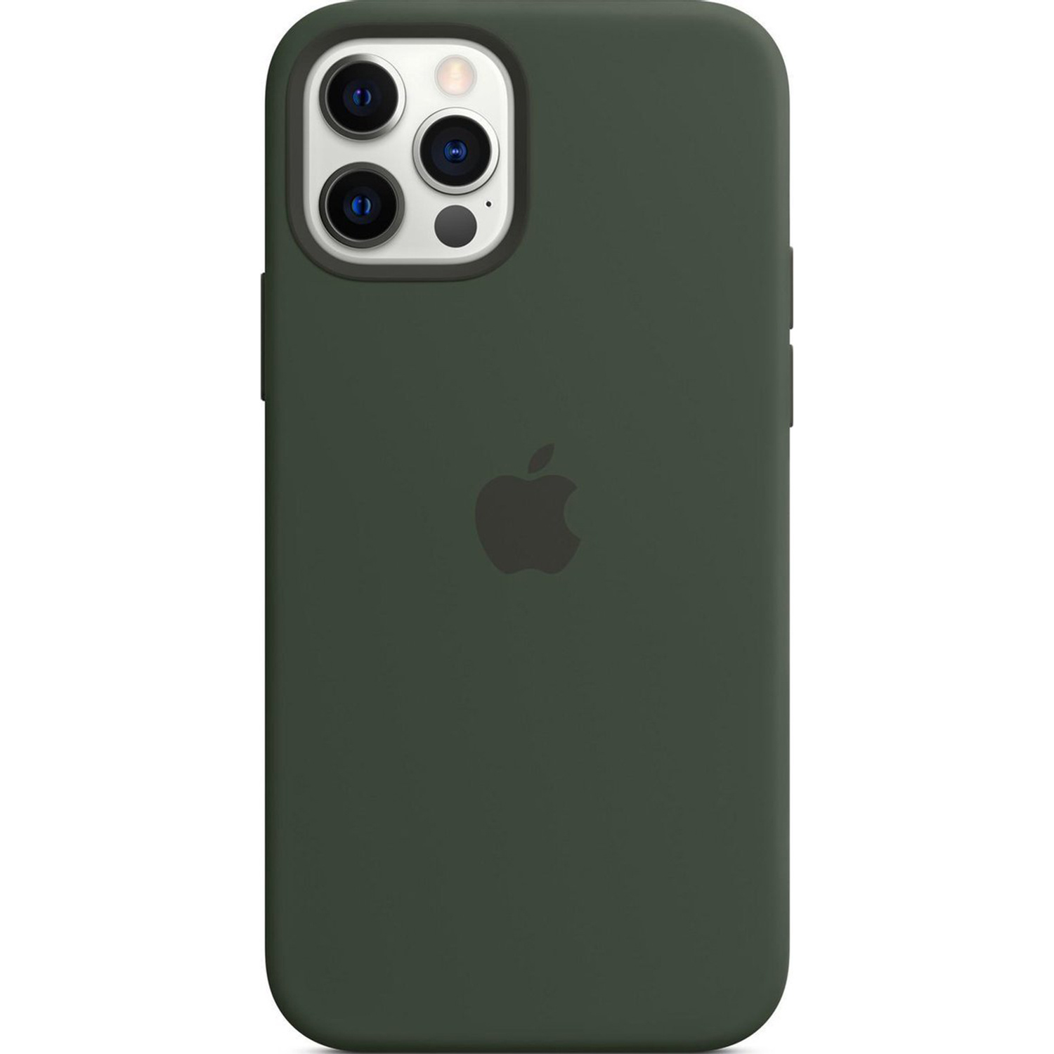 Coque en silicone MagSafe Apple iPhone 12 (Pro) - Cypress Green
