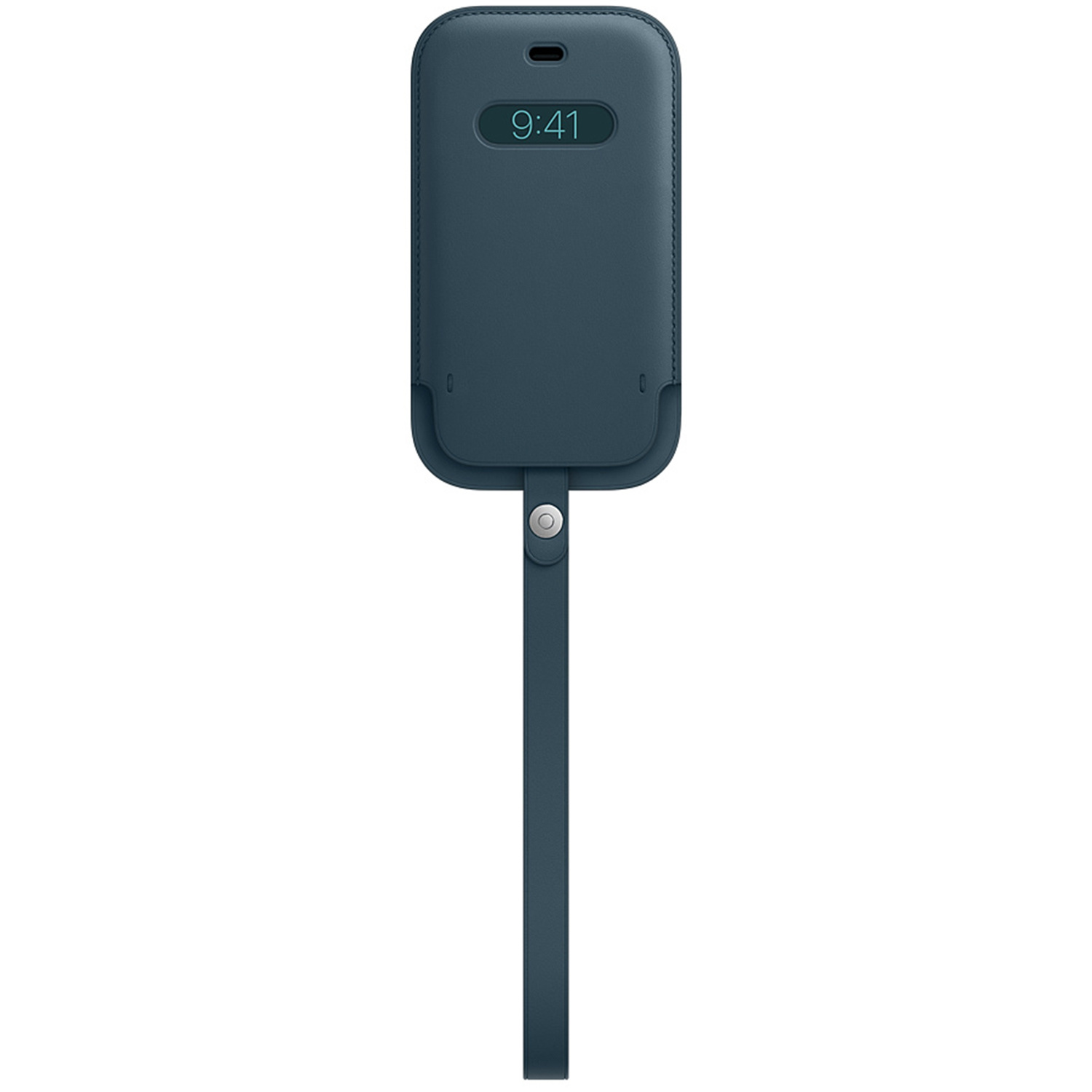 Sacoche en cuir MagSafe Apple iPhone 12 Mini - Baltic Blue