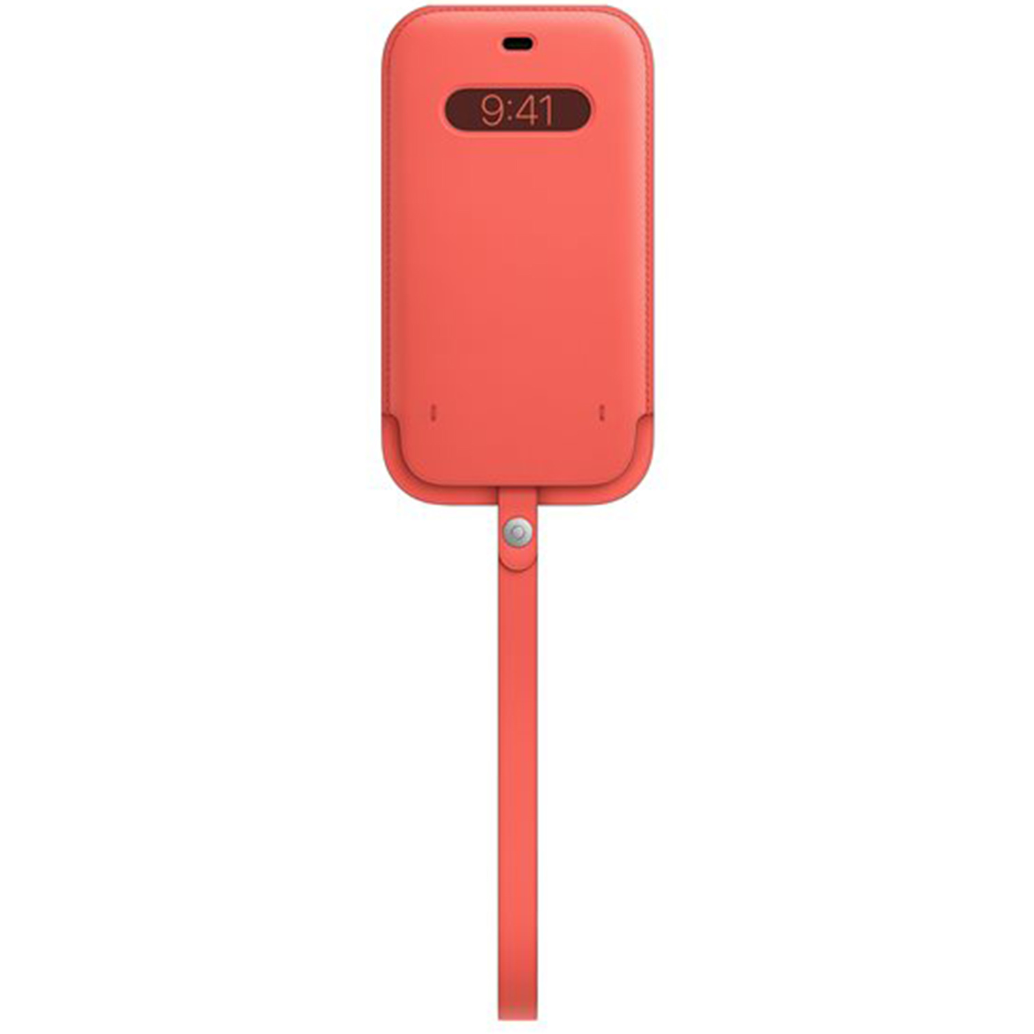 Sacoche en cuir MagSafe Apple iPhone 12 Pro Max - Pink Citrus