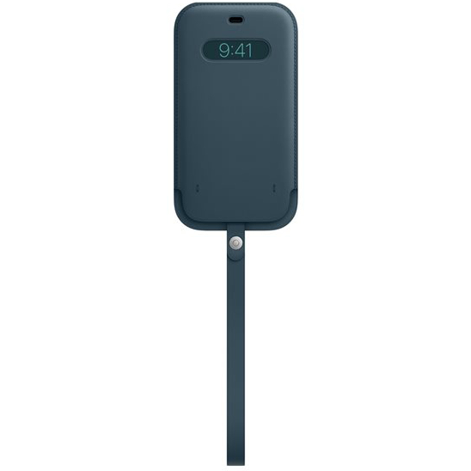 Sacoche en cuir MagSafe Apple iPhone 12 Pro Max - Baltic Blue