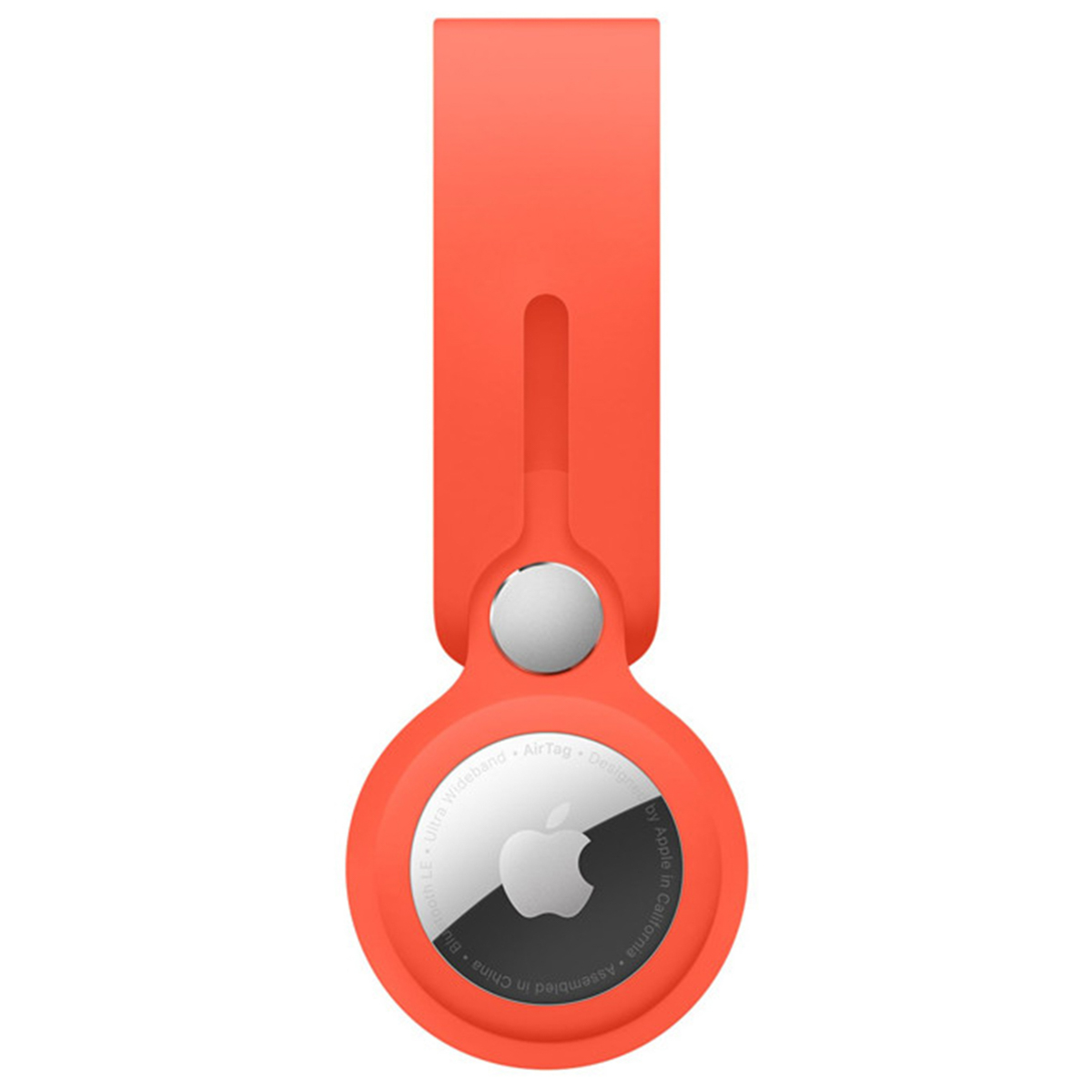 Silicone Loop voor de Apple AirTag - Electric Orange