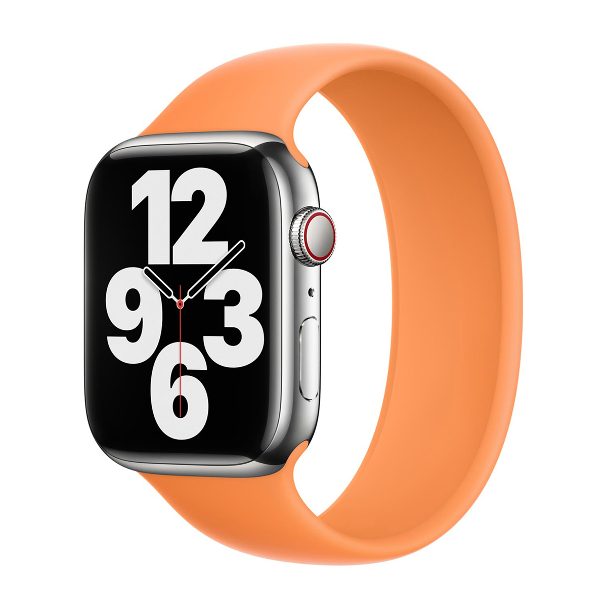 Siliconen solobandje voor de Apple Watch | 38/40/41/42 mm - Maat 3 - Marigold