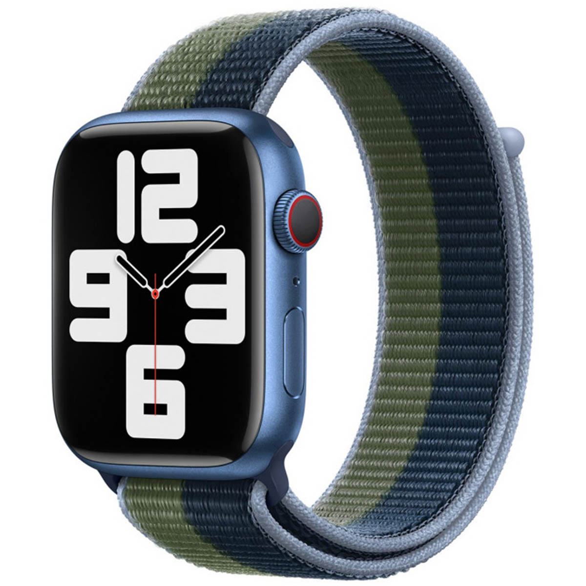 Bracelet Sport Loop Apple Watch | 38/40/41/42 mm - Abyss Blue/Moss Green