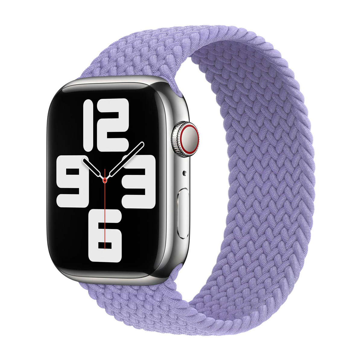 Bracelet Solo tressé Apple Watch | 44/45/46/49 mm - Taille 8 - Lavender