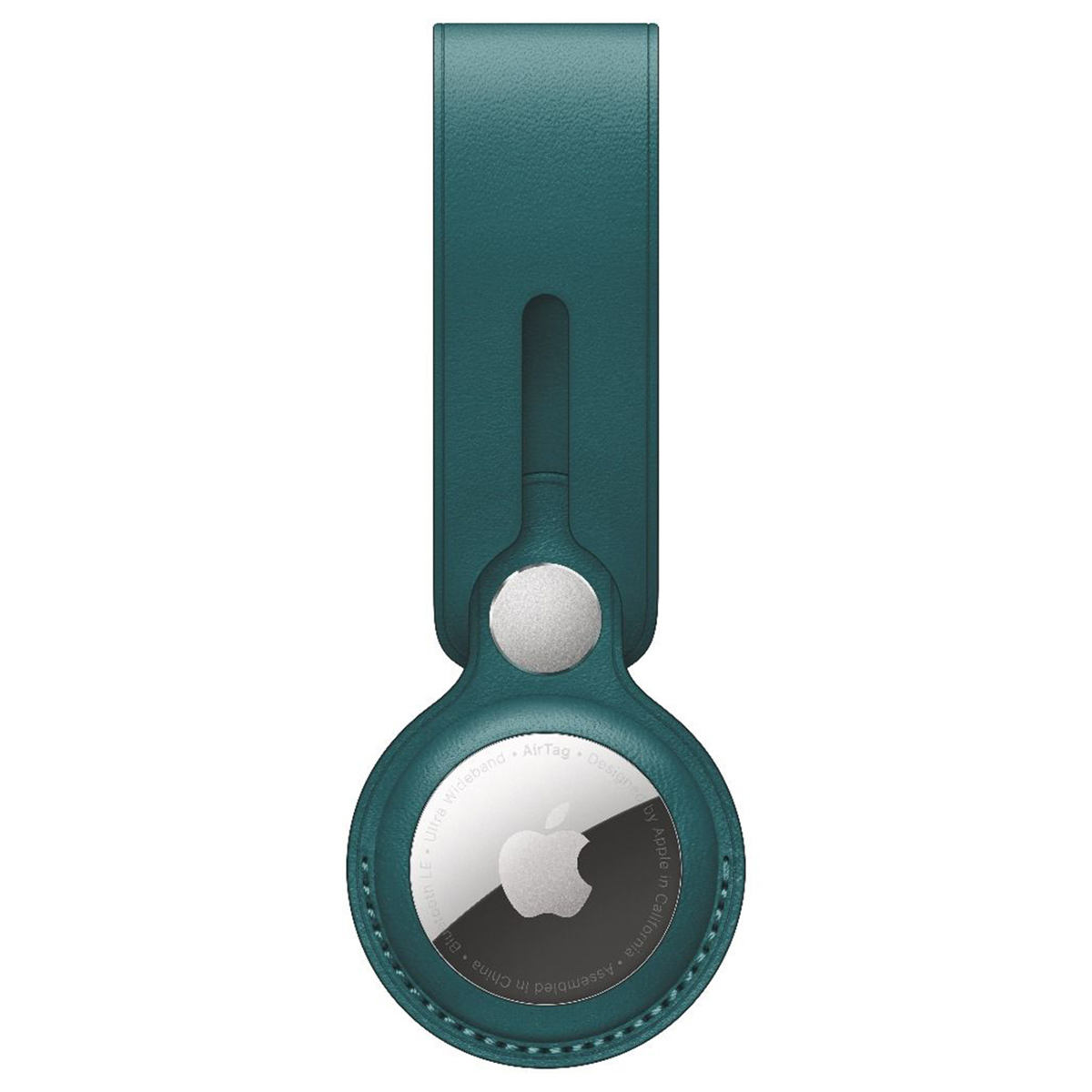 Leather Loop Apple AirTag - Forest Green