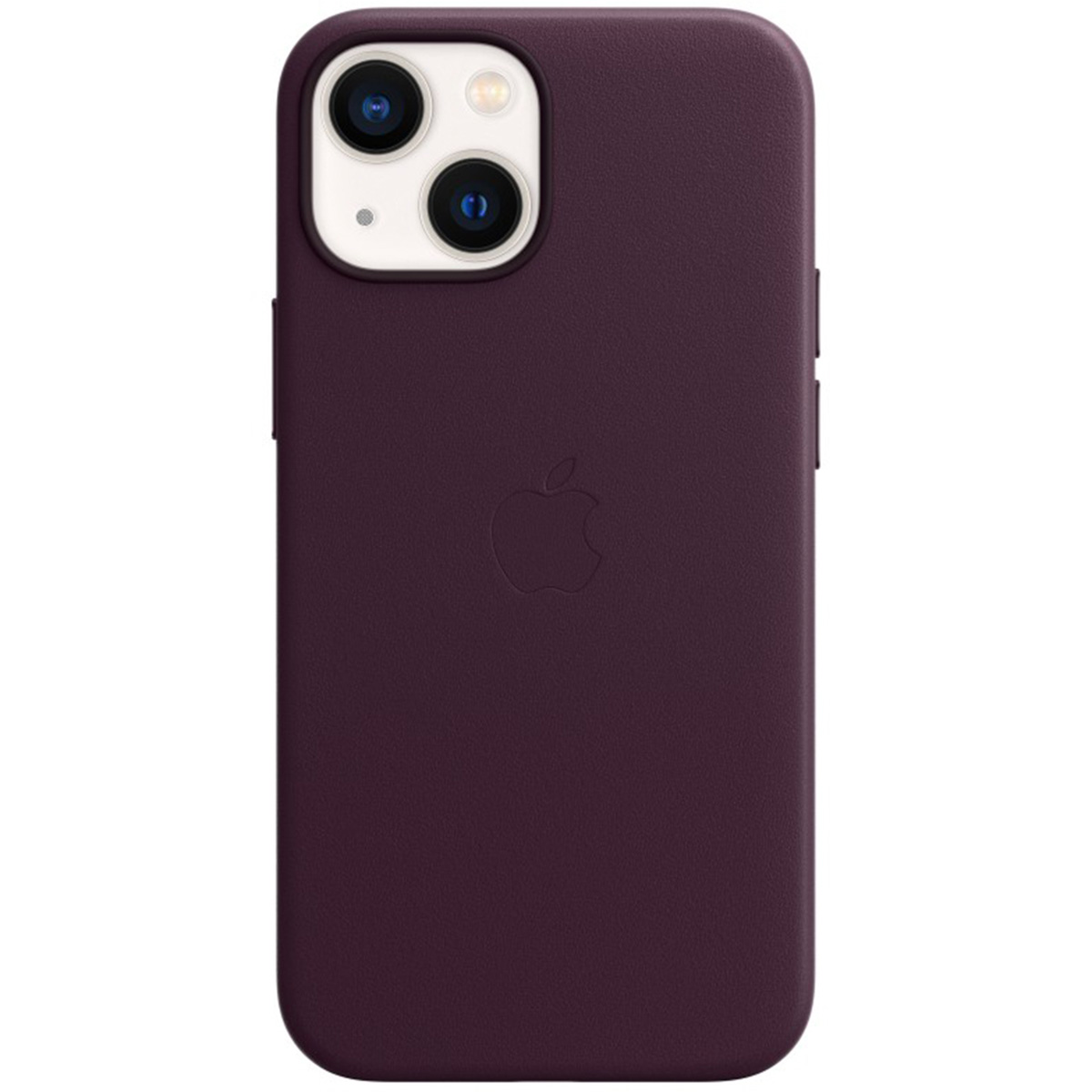 Leather Backcover MagSafe voor de Apple iPhone 13 Mini - Dark Cherry