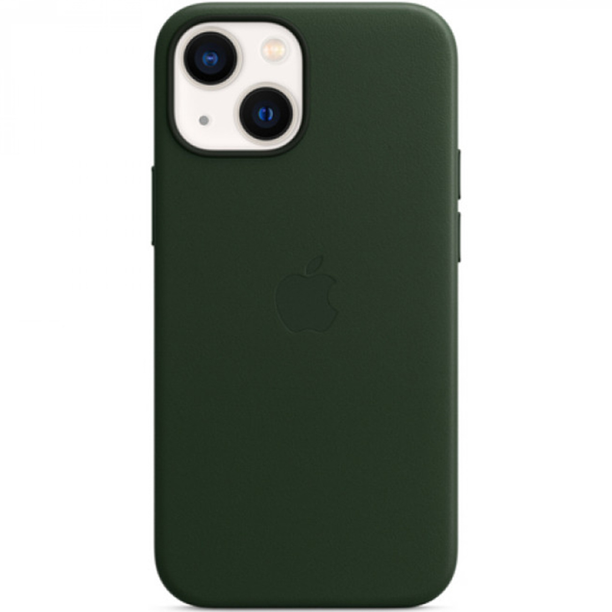 Leather Backcover MagSafe voor de Apple iPhone 13 Mini - Sequoia Green