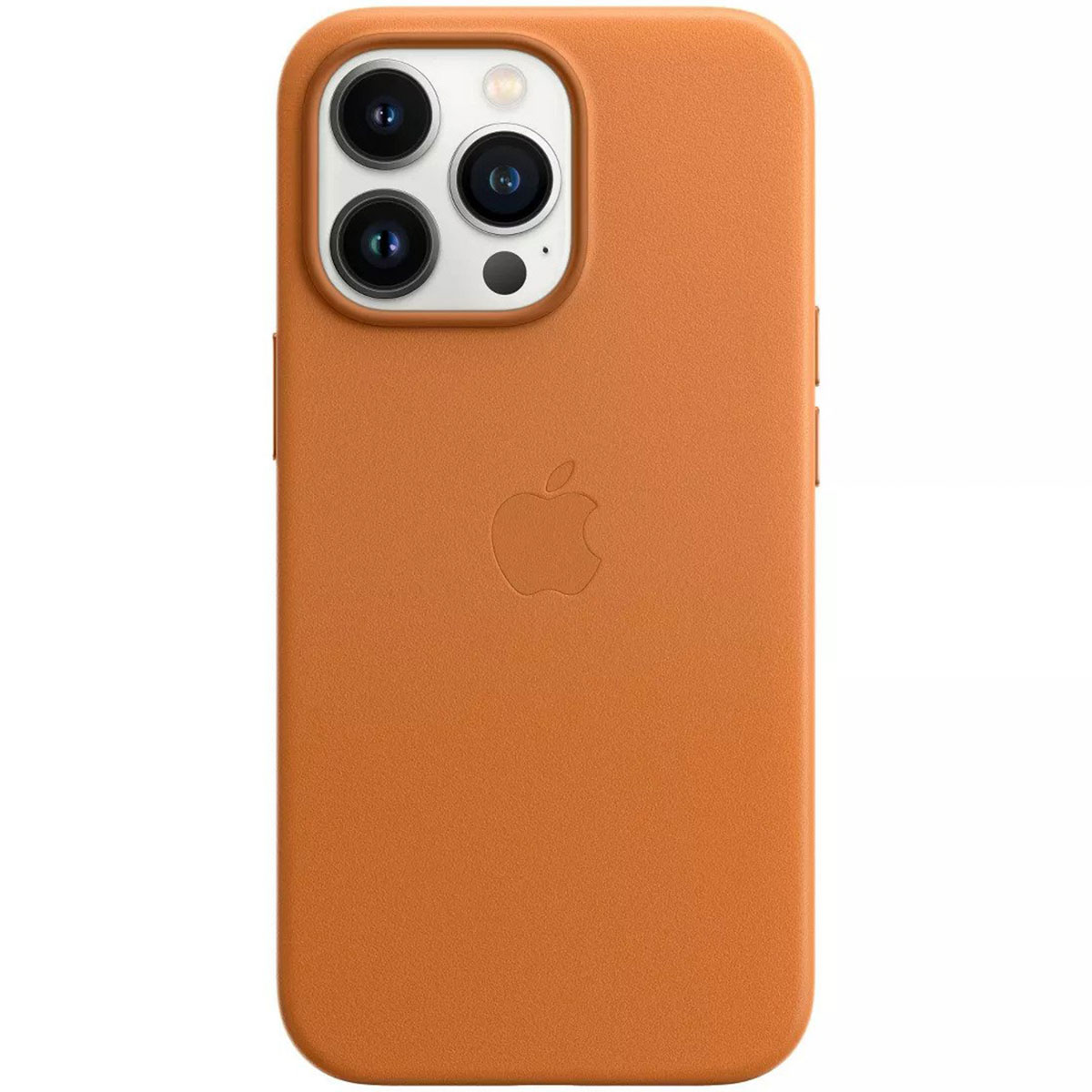Leather Backcover MagSafe voor de Apple iPhone 13 Pro - Golden Brown