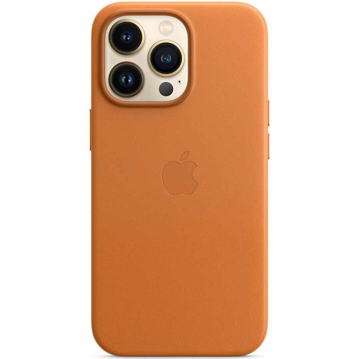 Leather Backcover MagSafe voor de Apple iPhone 13 Pro Max - Golden Brown