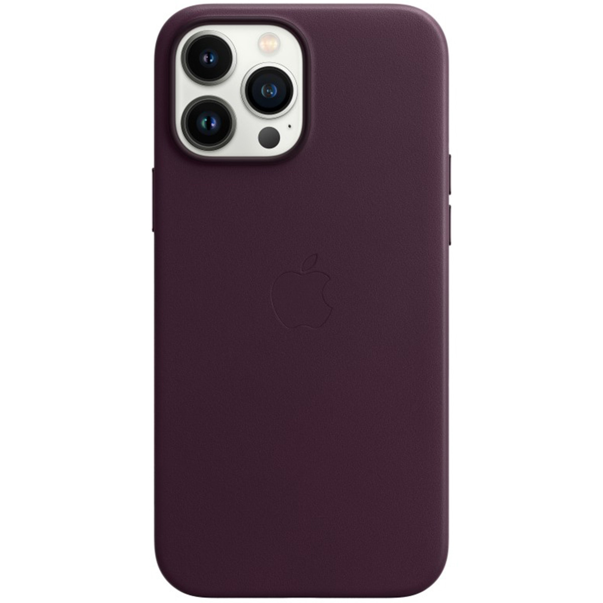 Coque Leather MagSafe Apple iPhone 13 Pro Max - Dark Cherry