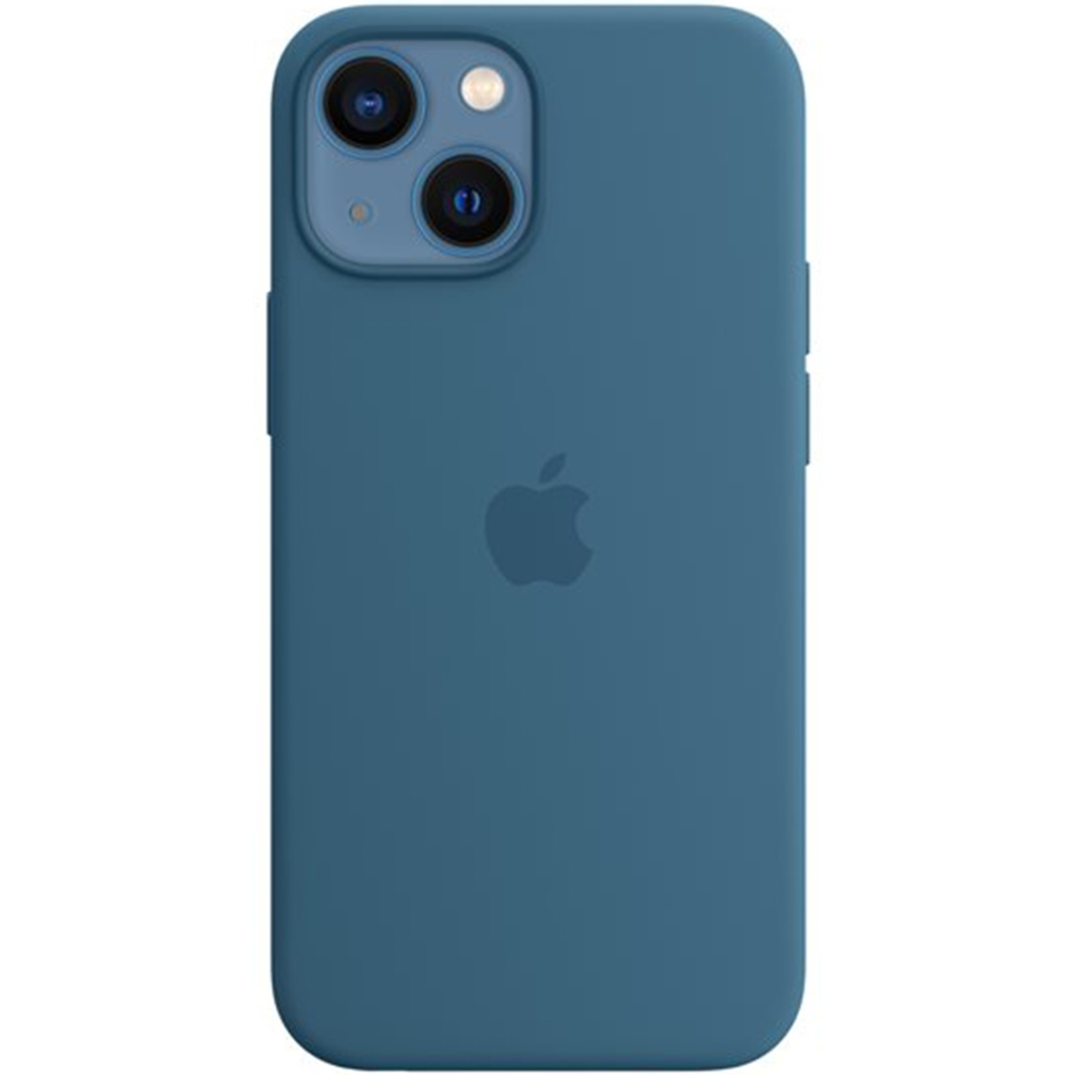Silicone Backcover MagSafe voor de Apple iPhone 13 Mini - Blue Jay