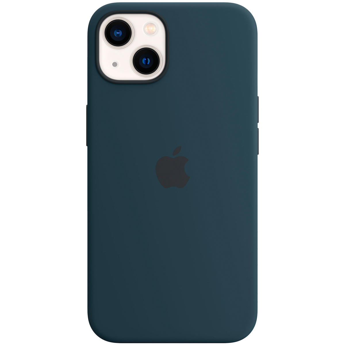Silicone Backcover MagSafe voor de Apple iPhone 13 - Abyss Blue