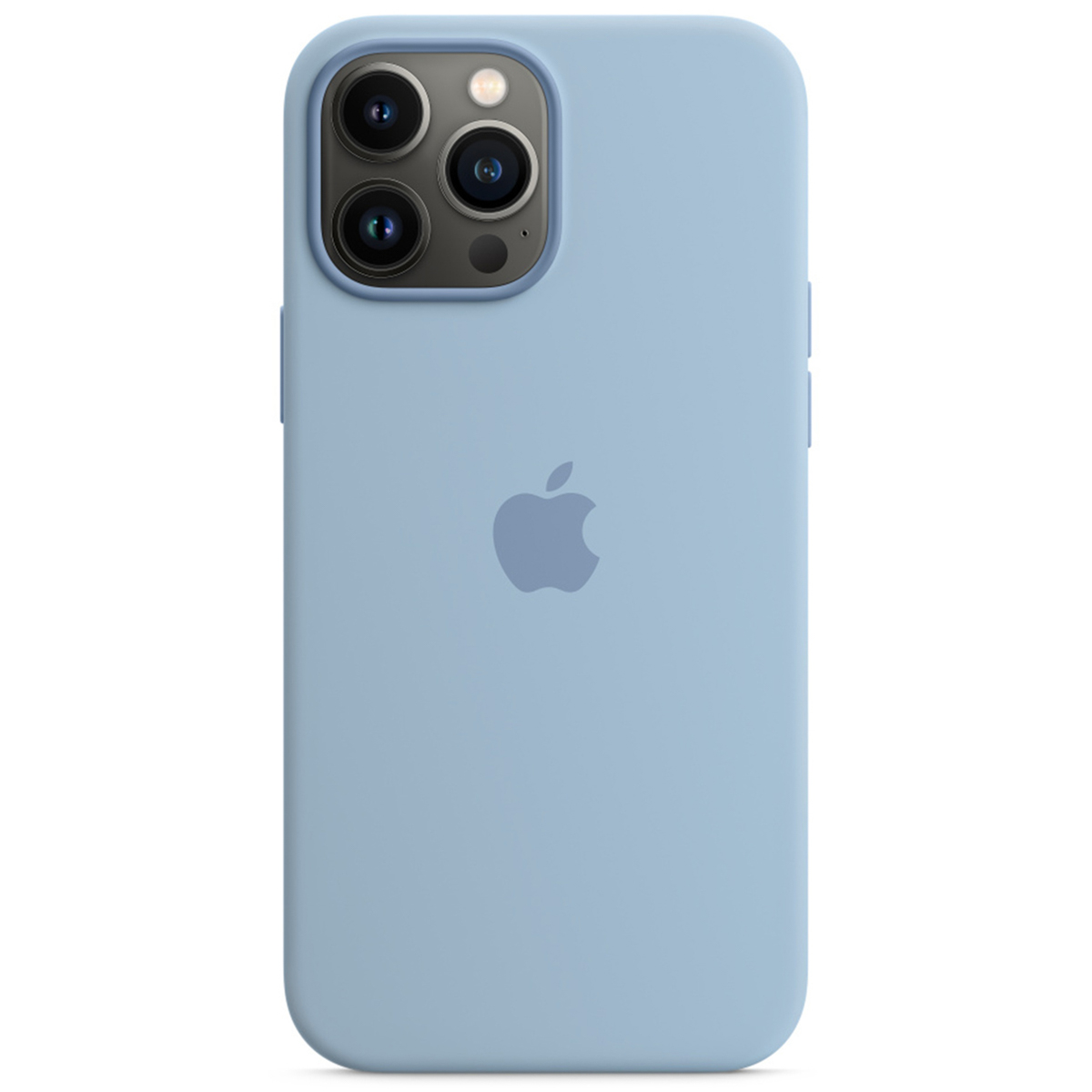 Coque en silicone MagSafe Apple iPhone 13 Pro Max - Blue Fog