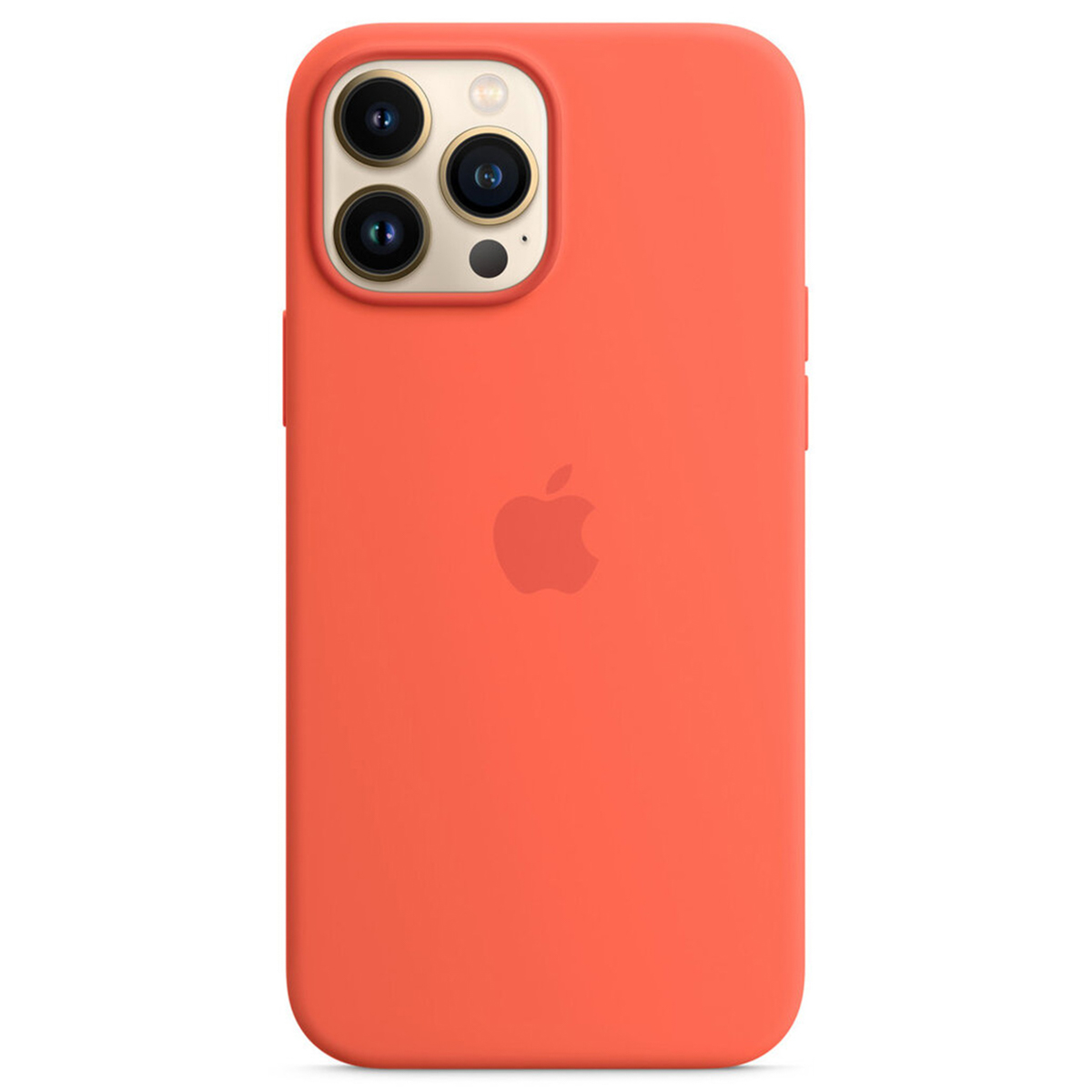 Coque en silicone MagSafe Apple iPhone 13 Pro Max - Nectarine