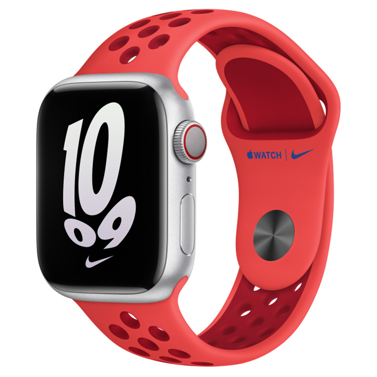 Bracelet Nike Sport Apple Watch | 38/40/41/42 mm - Taille S/M/L - Bright Crimson / Gym Red