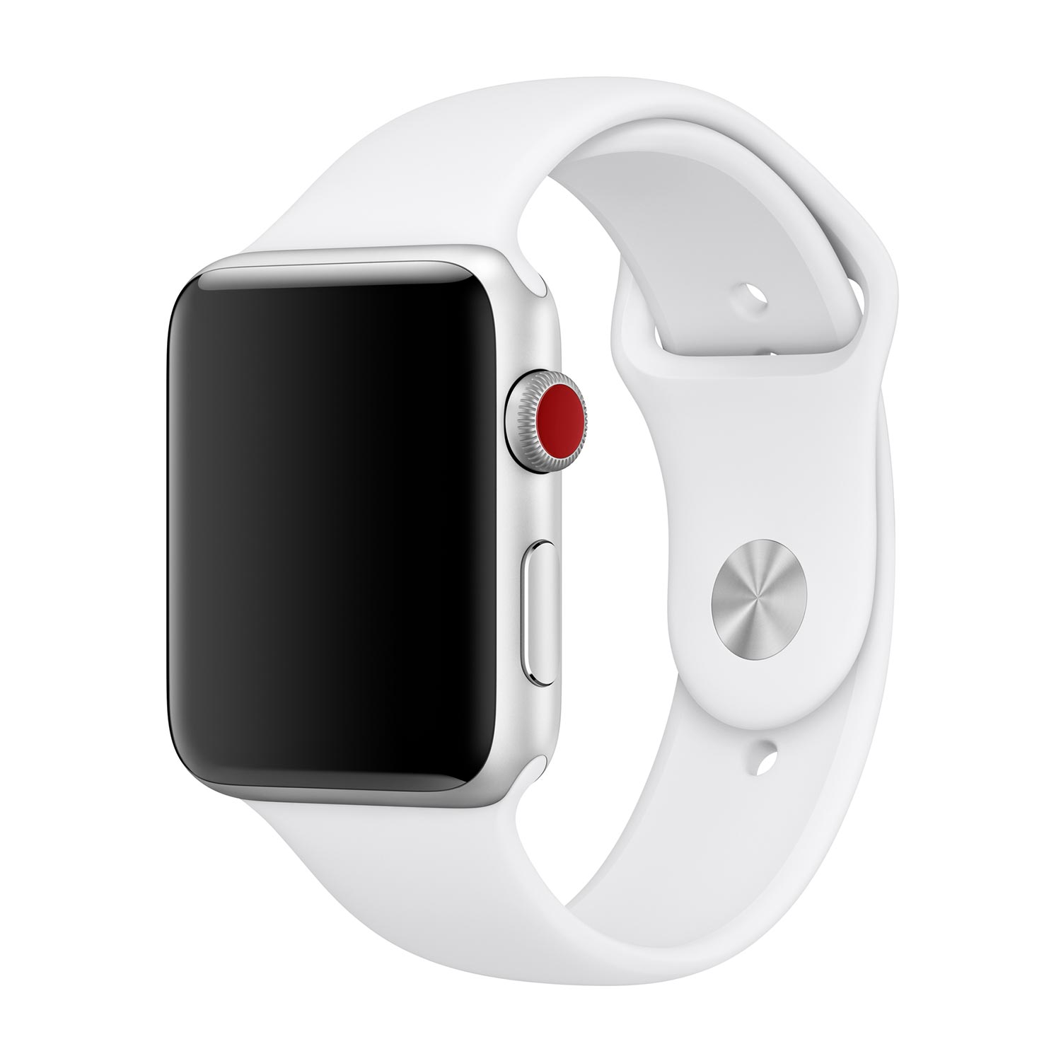 Sport Band voor de Apple Watch | 38/40/41/42 mm - Maat M/L - Wit