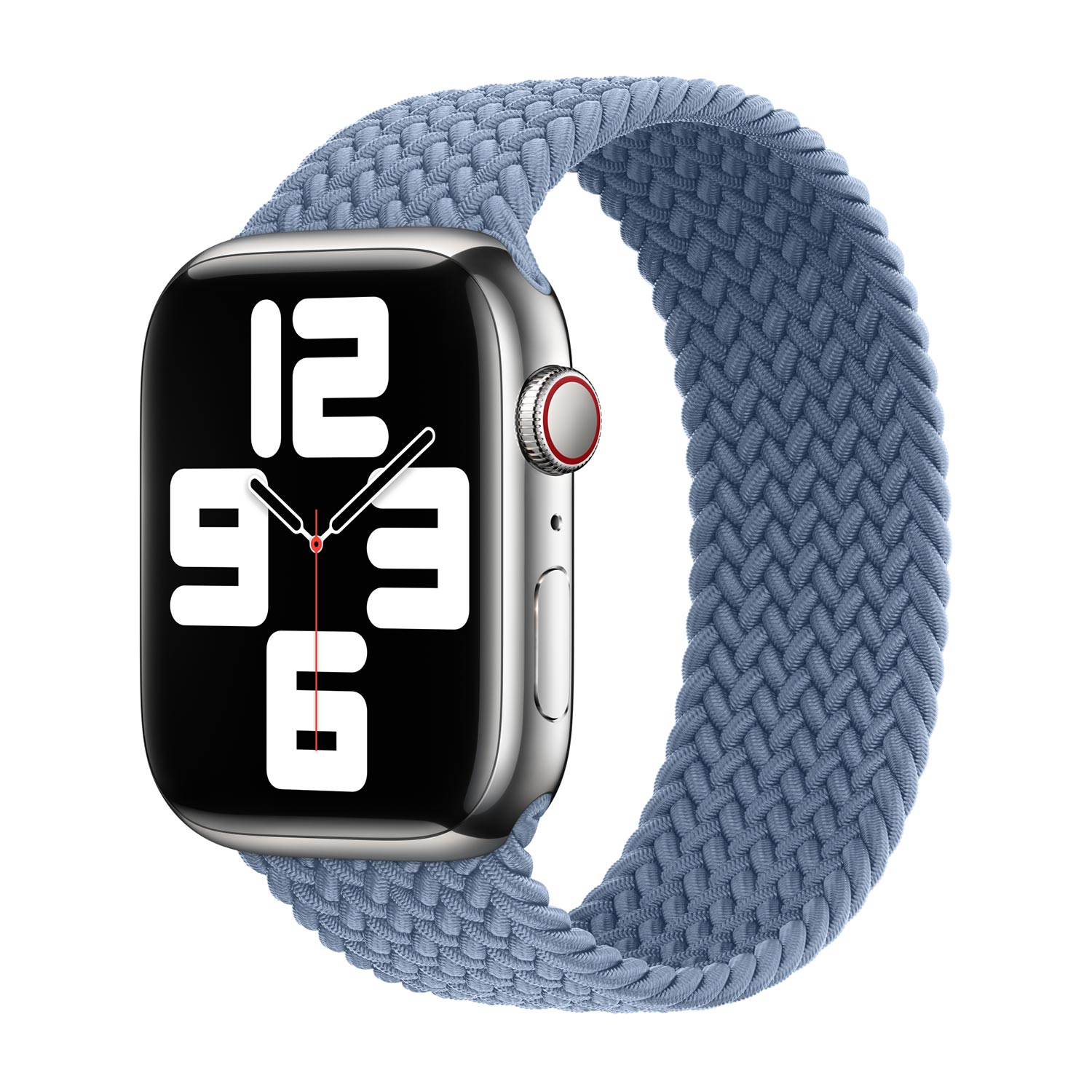 Bracelet Solo tressé Apple Watch | 38/40/41/42 mm - Taille 3 - Slate Blue