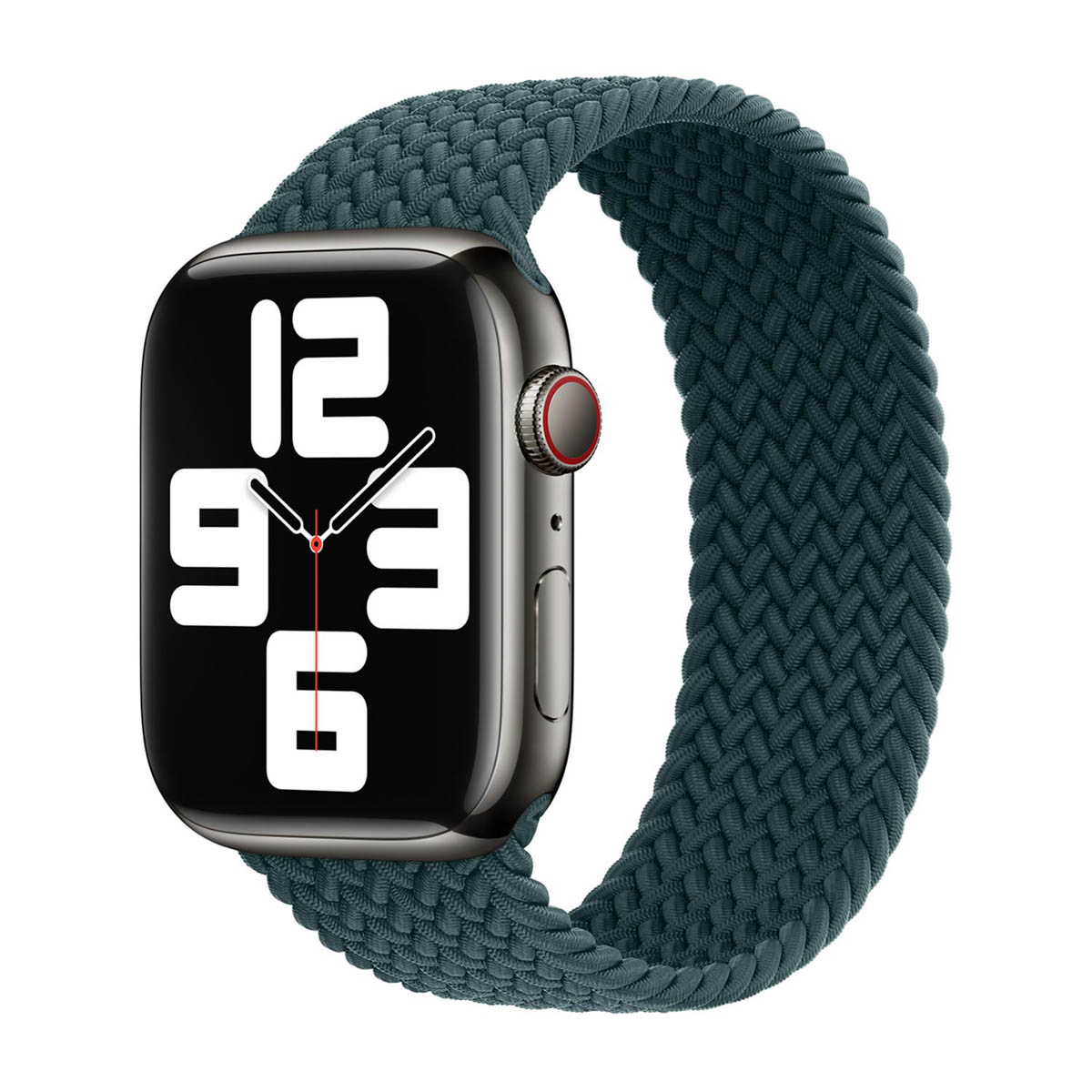 Bracelet Solo tressé Apple Watch | 44/45/46/49 mm - Taille 4 - Rainforest
