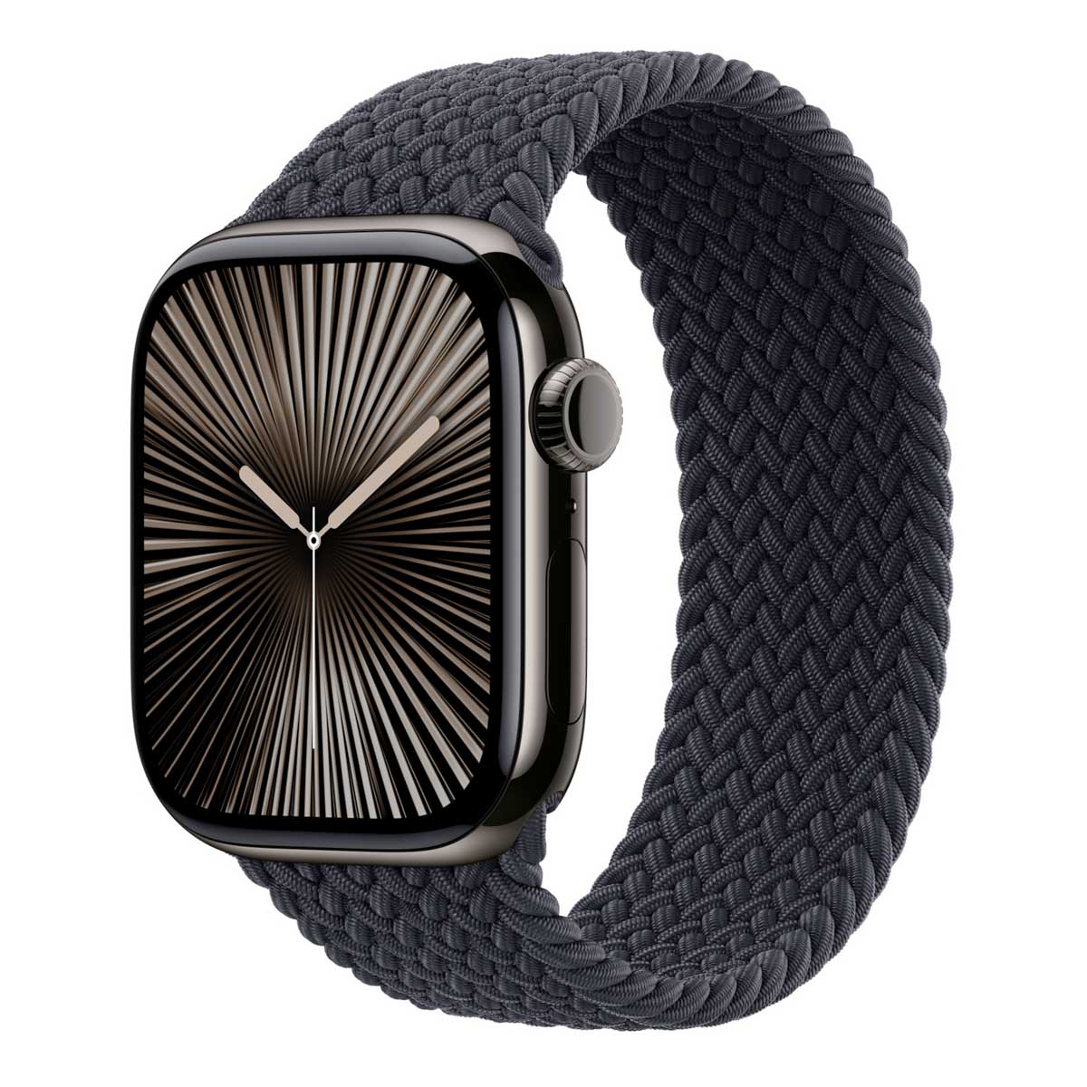 Bracelet Solo tressé Apple Watch | 44/45/46/49 mm - Taille 11 - Midnight