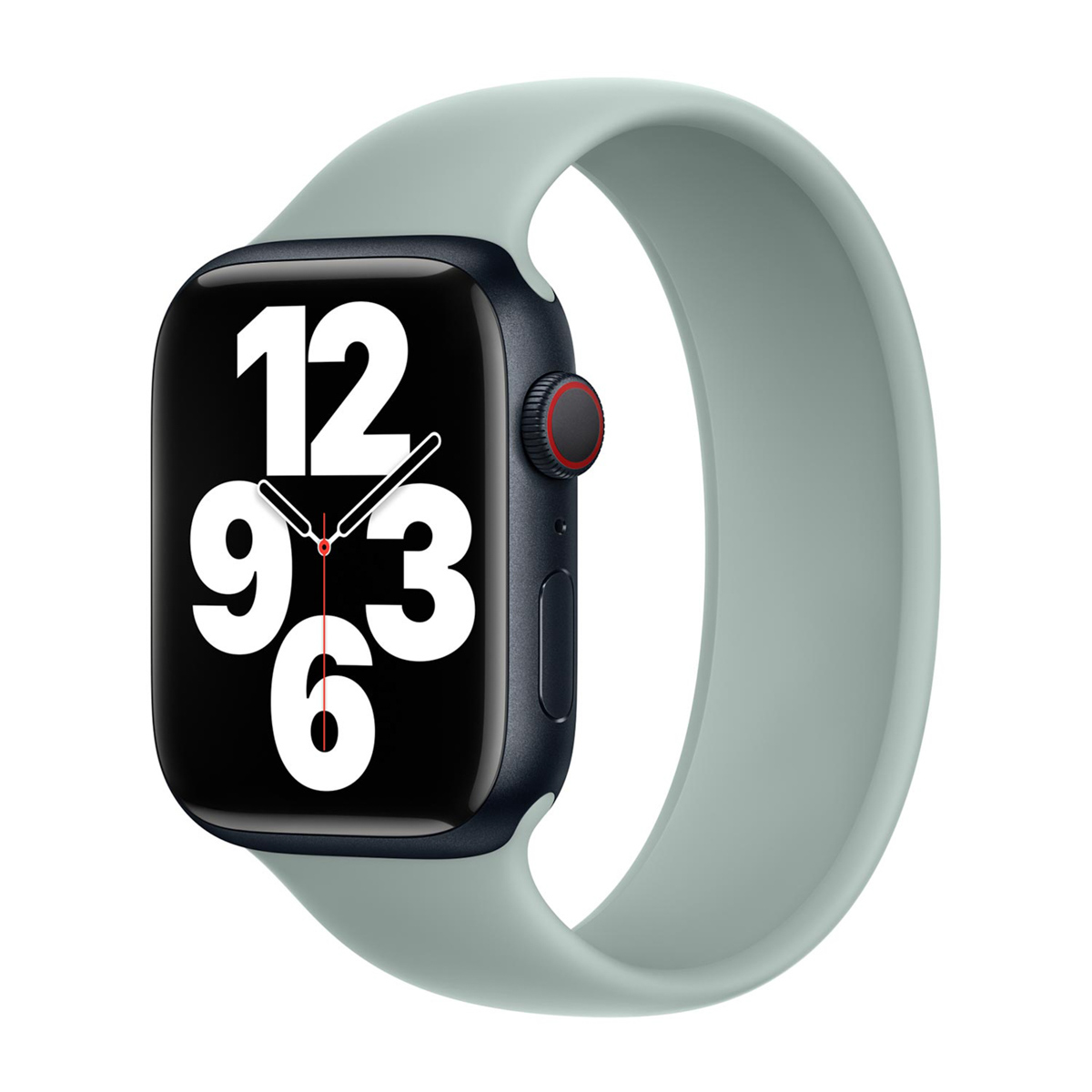 Siliconen solobandje voor de Apple Watch | 44/45/46/49 mm - Maat 4 - Succulent