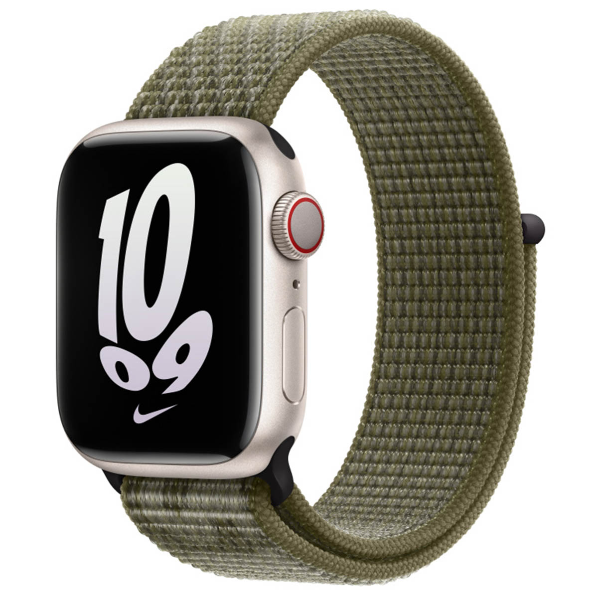 Bracelet Nike Sport Loop Apple Watch | 38/40/41/42 mm - Sequoia / Pure Platinum