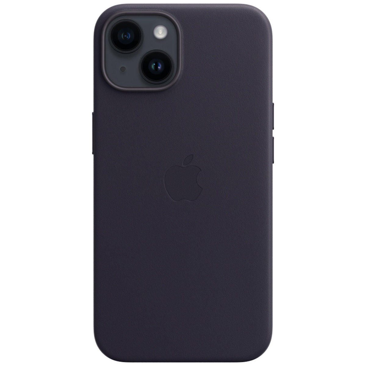 Coque Leather MagSafe Apple iPhone 14 - Ink
