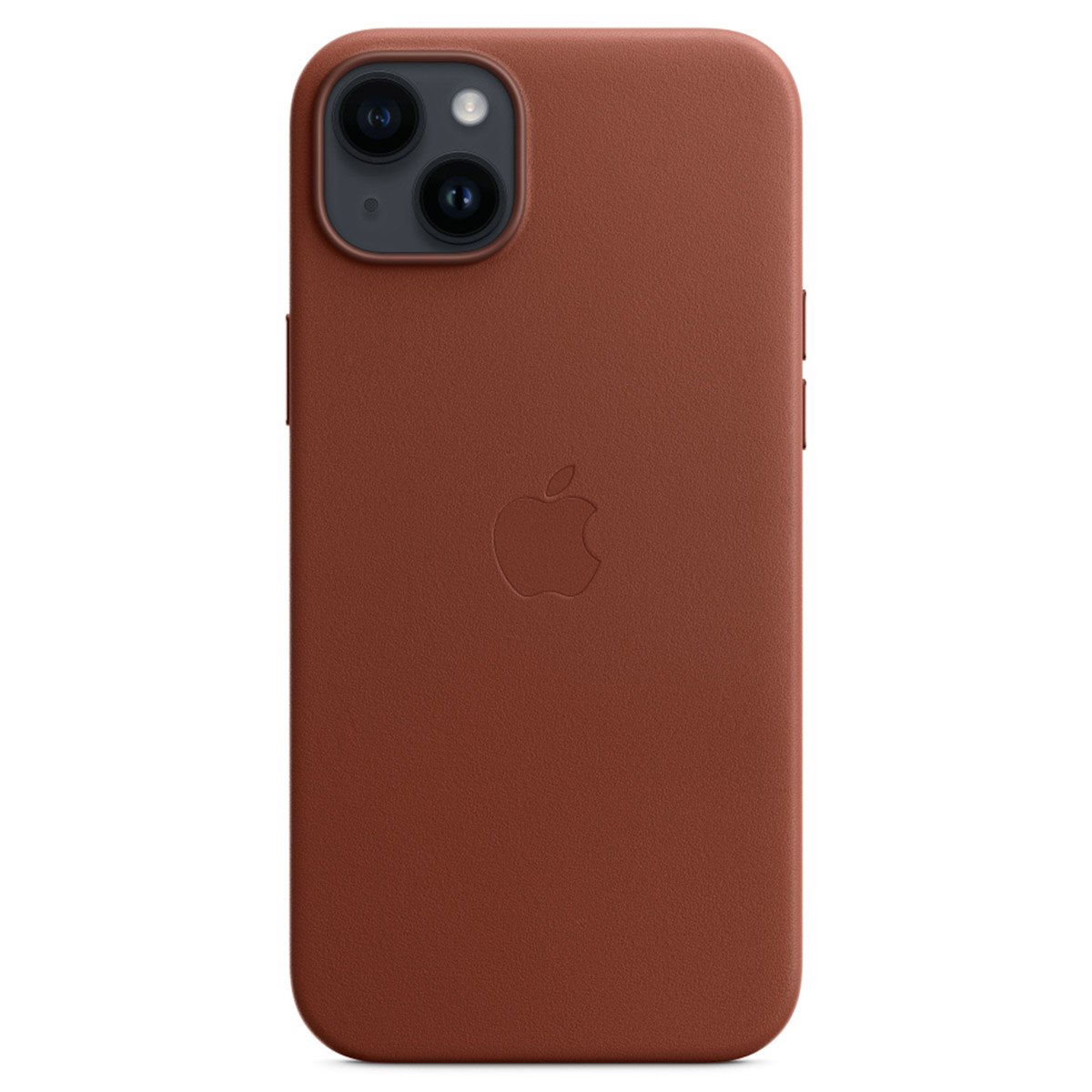 Coque Leather MagSafe Apple iPhone 14 Plus - Umber