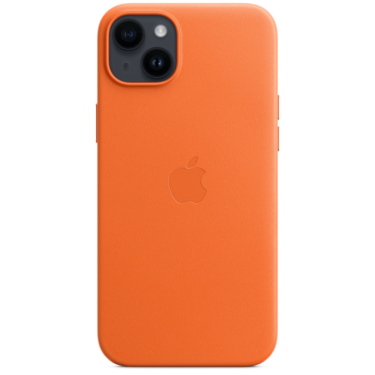 Coque Leather MagSafe Apple iPhone 14 Plus - Orange