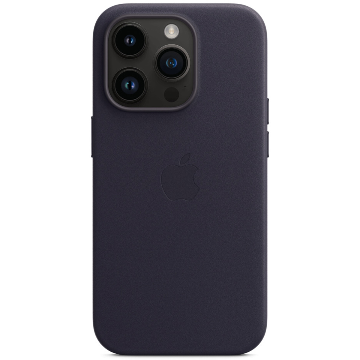 Leather Backcover MagSafe voor de Apple iPhone 14 Pro - Ink