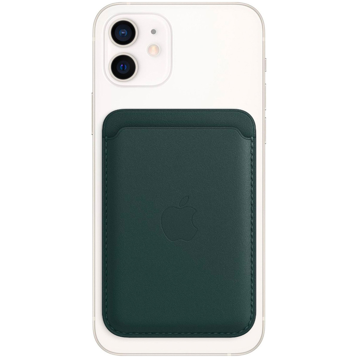 Leather Wallet MagSafe (Apple Wallet 2nd generation) - Met ingebouwde AirTag functie - Forest Green