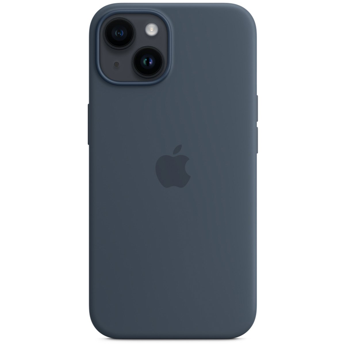 Coque en silicone MagSafe Apple iPhone 14 - Storm Blue
