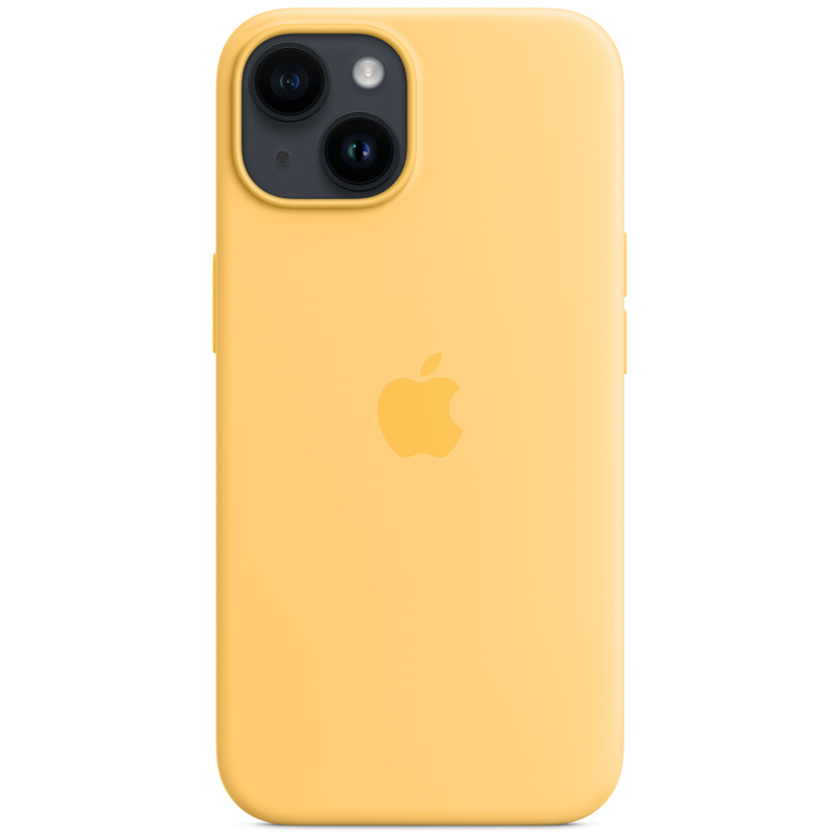Silicone Backcover MagSafe voor de Apple iPhone 14 - Sunglow