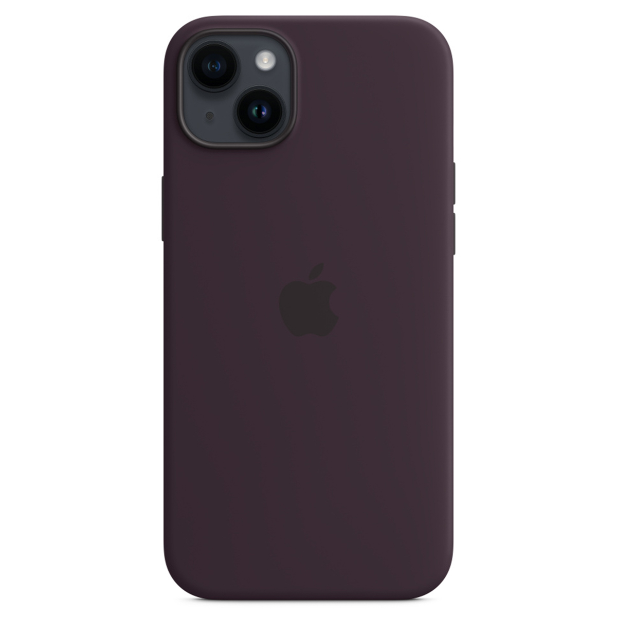 Silicone Backcover MagSafe voor de Apple iPhone 14 Plus - Elderberry
