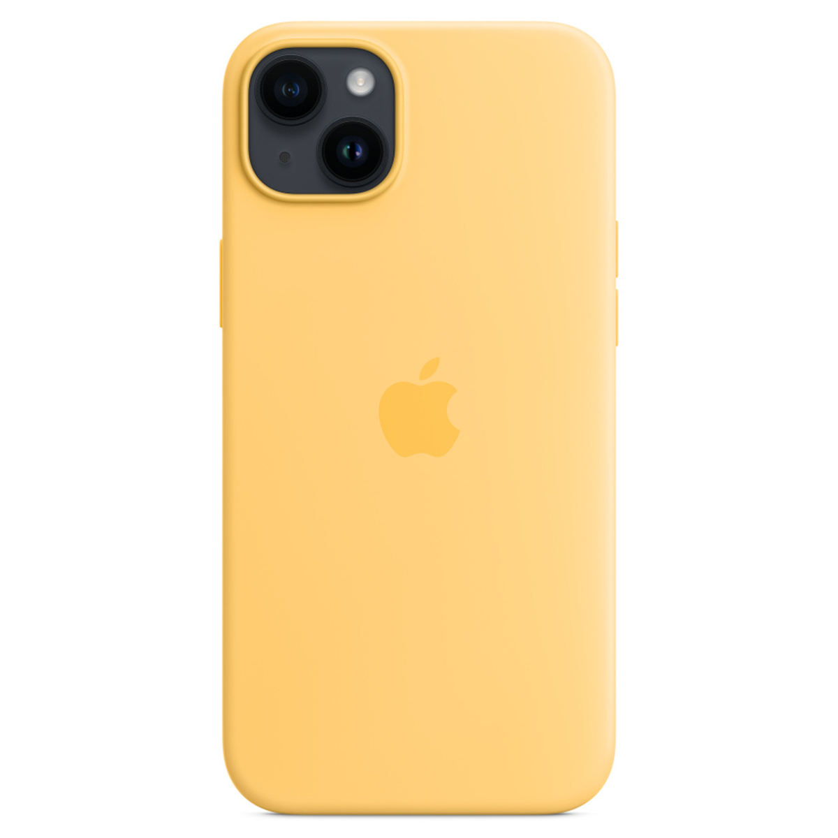 Silicone Backcover MagSafe voor de Apple iPhone 14 Plus - Sunglow
