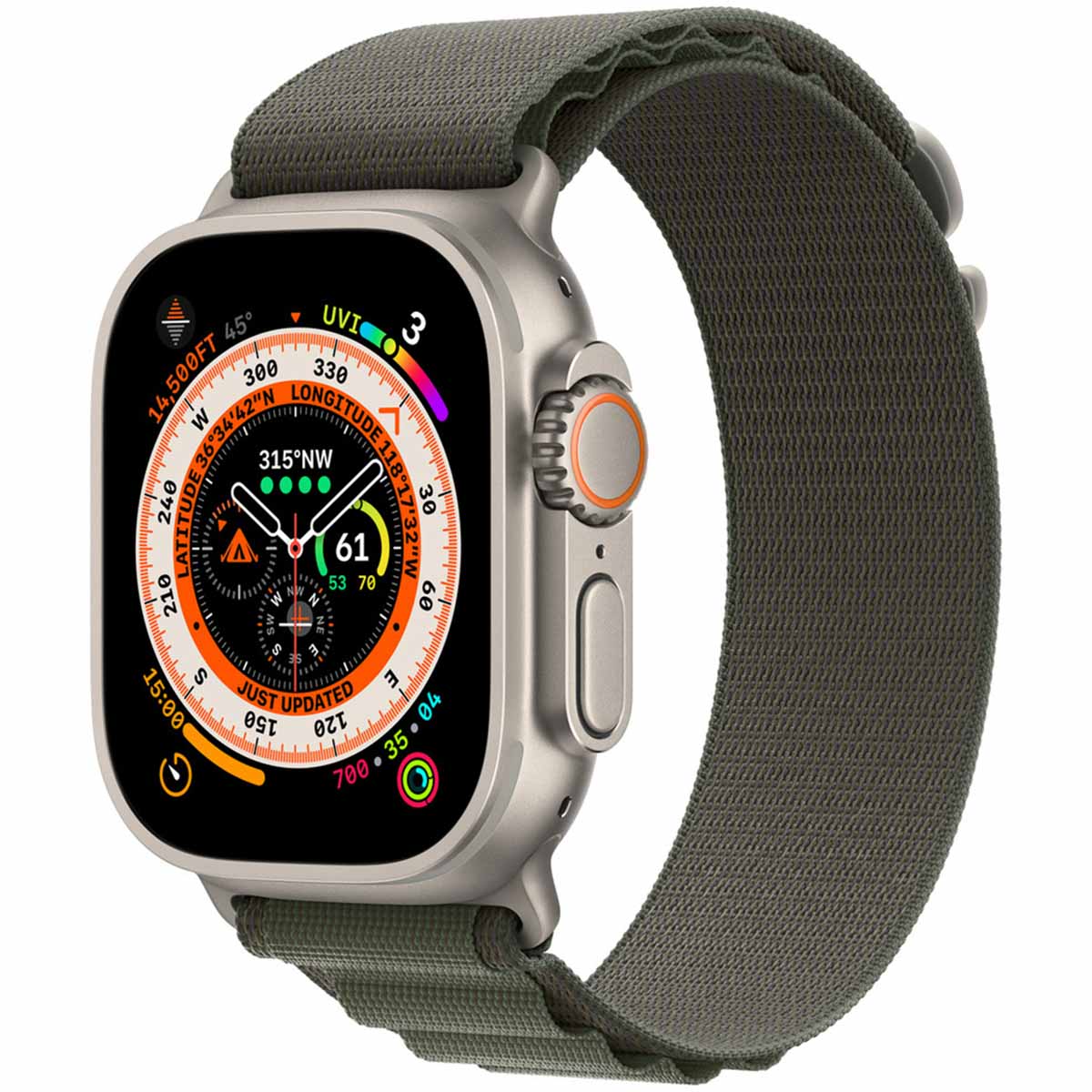 Alpine Loop Band voor de Apple Watch | 44/45/46/49 mm - Maat S - Green
