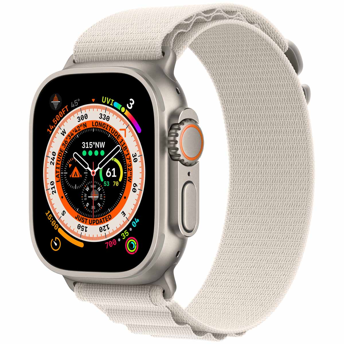 Alpine Loop Band voor de Apple Watch | 44/45/46/49 mm - Maat S - Starlight