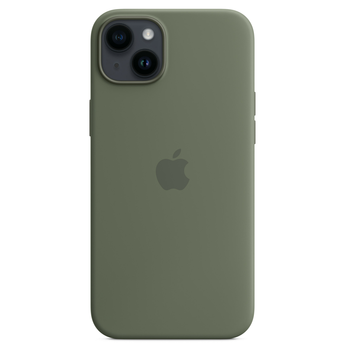 Coque en silicone MagSafe Apple iPhone 14 Plus - Olive