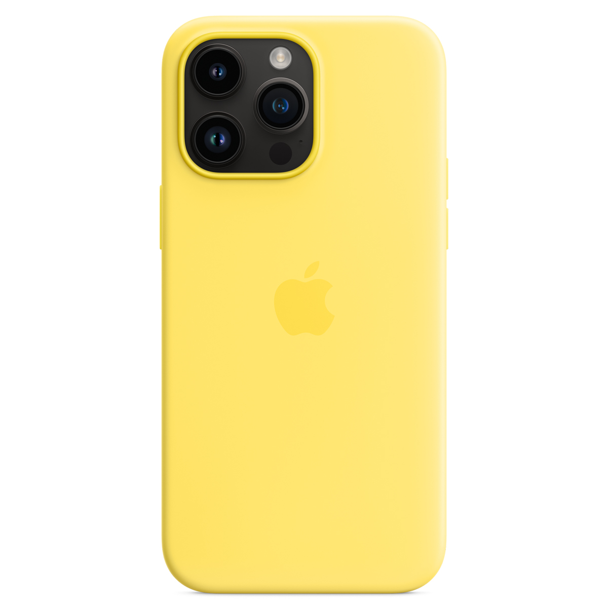 Coque en silicone MagSafe Apple iPhone 14 Pro Max - Canary Yellow