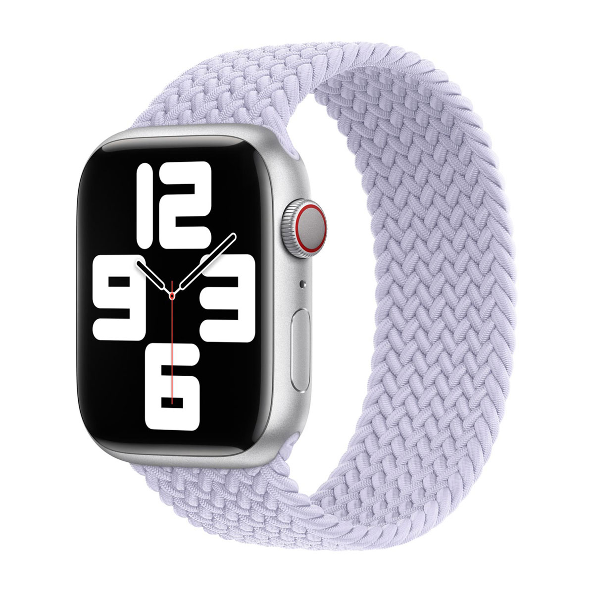 Bracelet Solo tressé Apple Watch | 44/45/46/49 mm - Taille 9 - Purple Fog