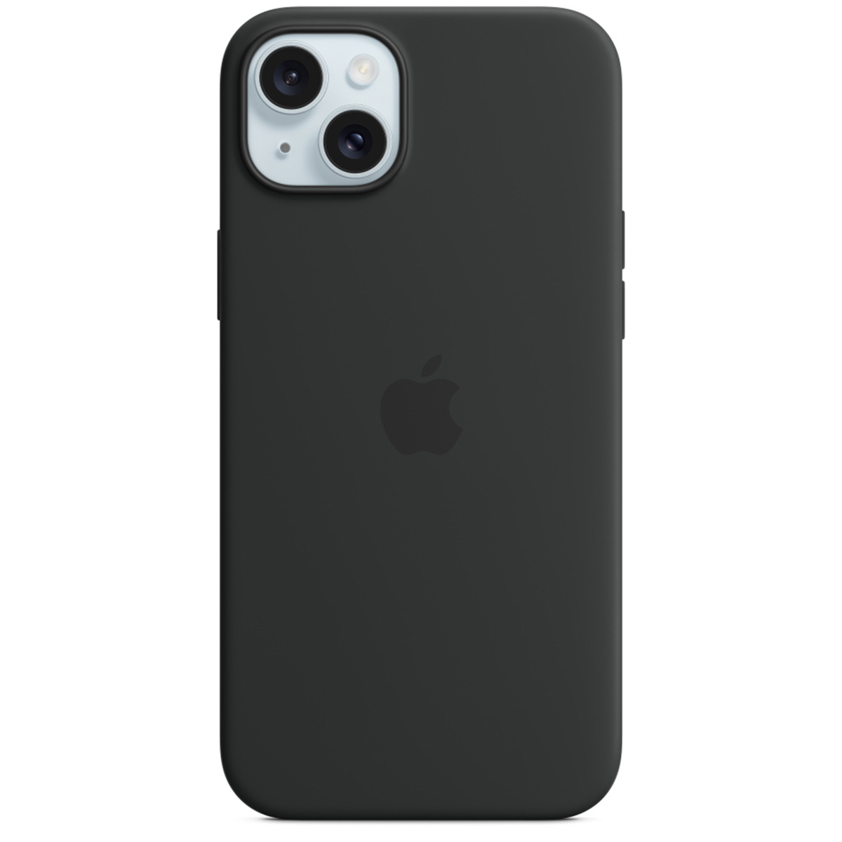 Coque en silicone MagSafe Apple iPhone 15 Plus - Noir